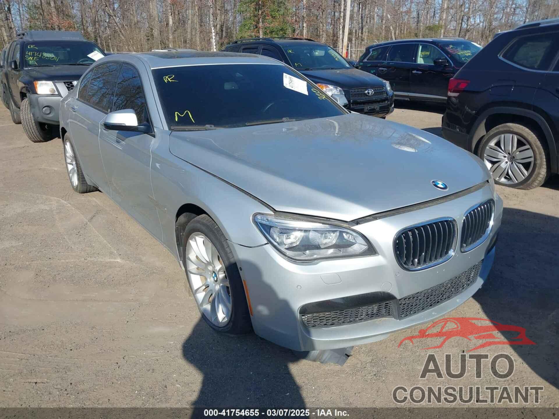 BMW 750LI 2013 - WBAYF8C59DD140244