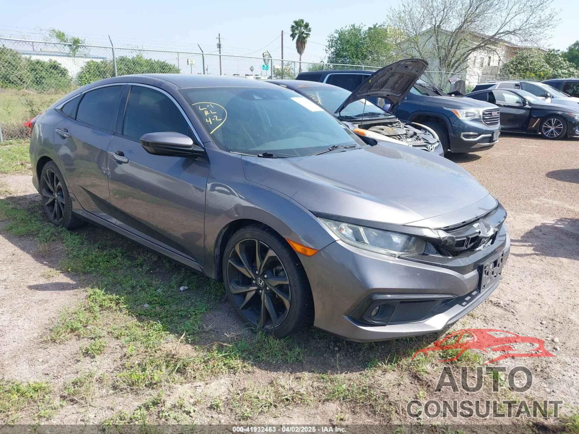 HONDA CIVIC 2019 - 19XFC2F83KE008940
