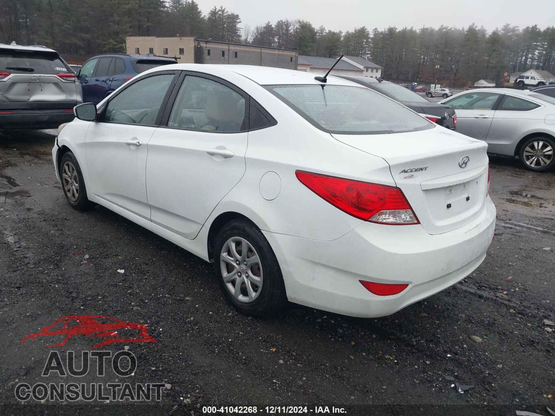 HYUNDAI ACCENT 2012 - KMHCT4AE1CU222013