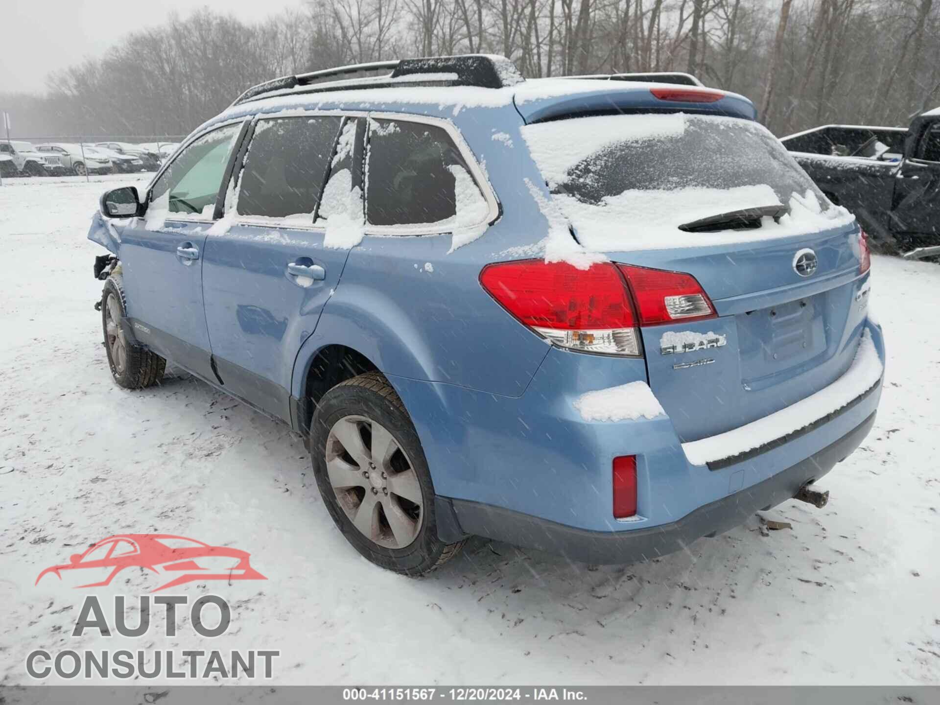 SUBARU OUTBACK 2011 - 4S4BRBGC5B1445997