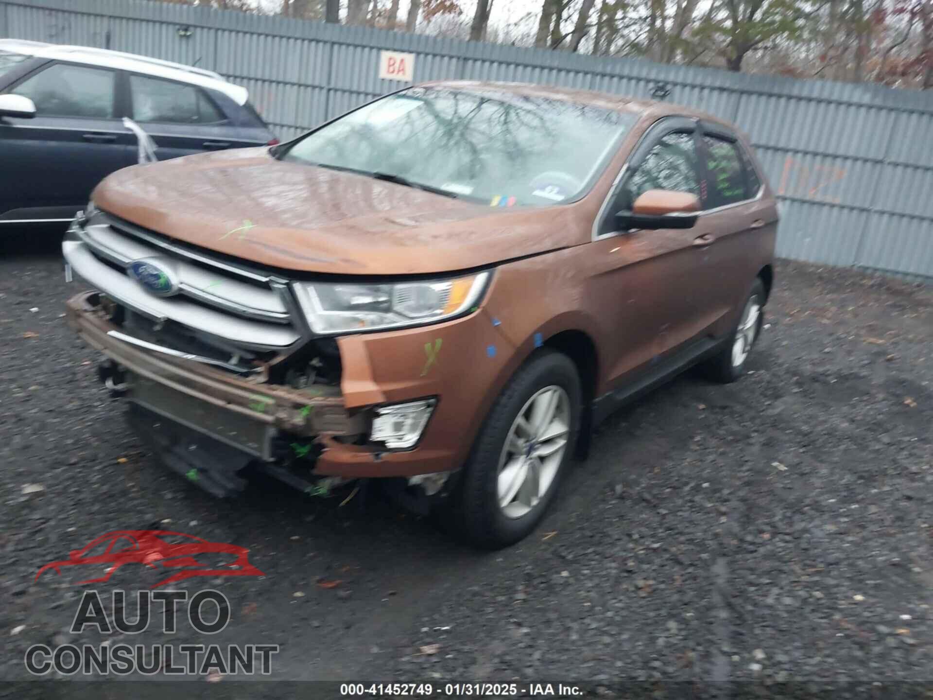 FORD EDGE 2017 - 2FMPK4J80HBC51174