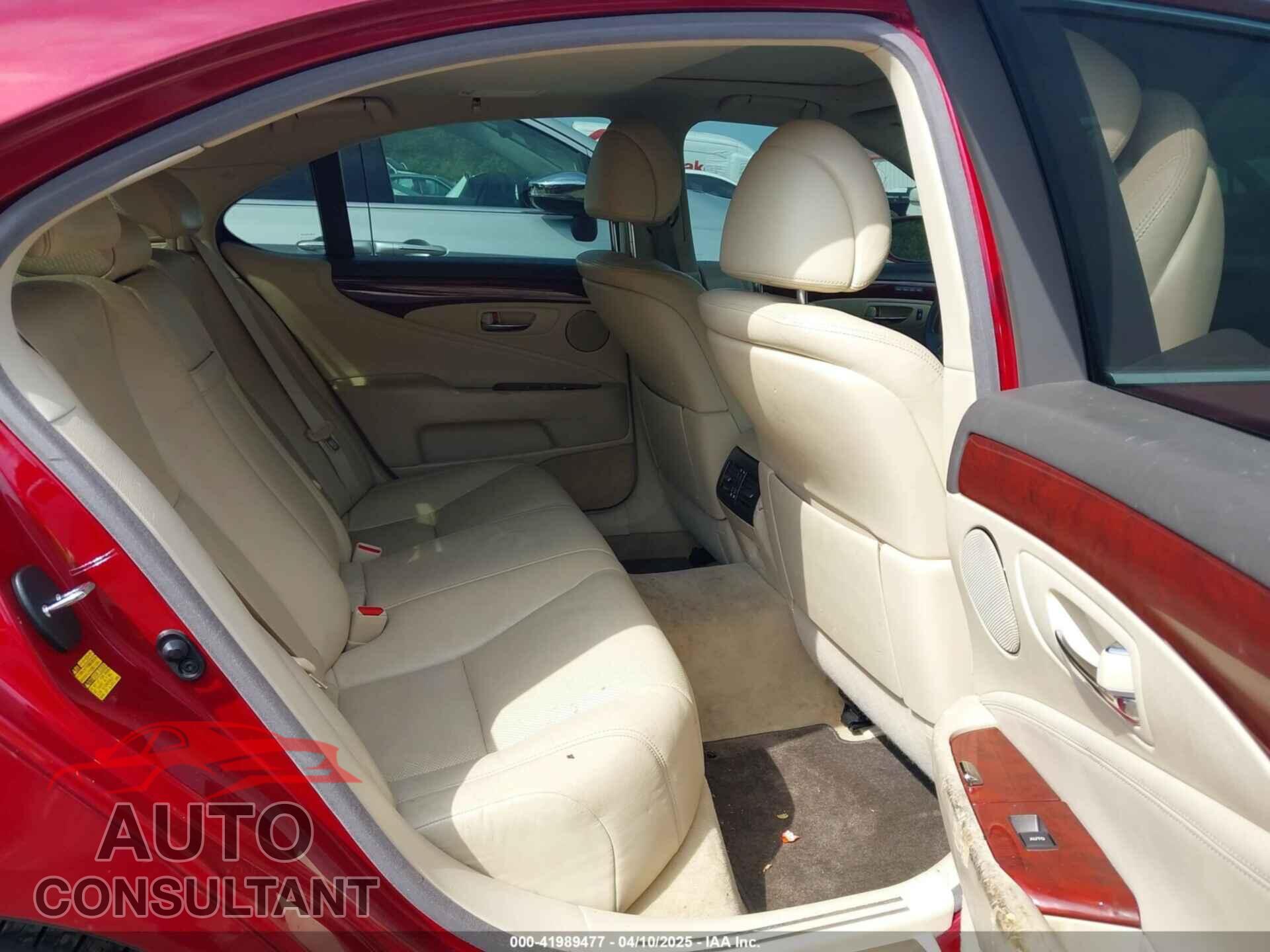 LEXUS LS 460 2012 - JTHBL5EF9C5113574