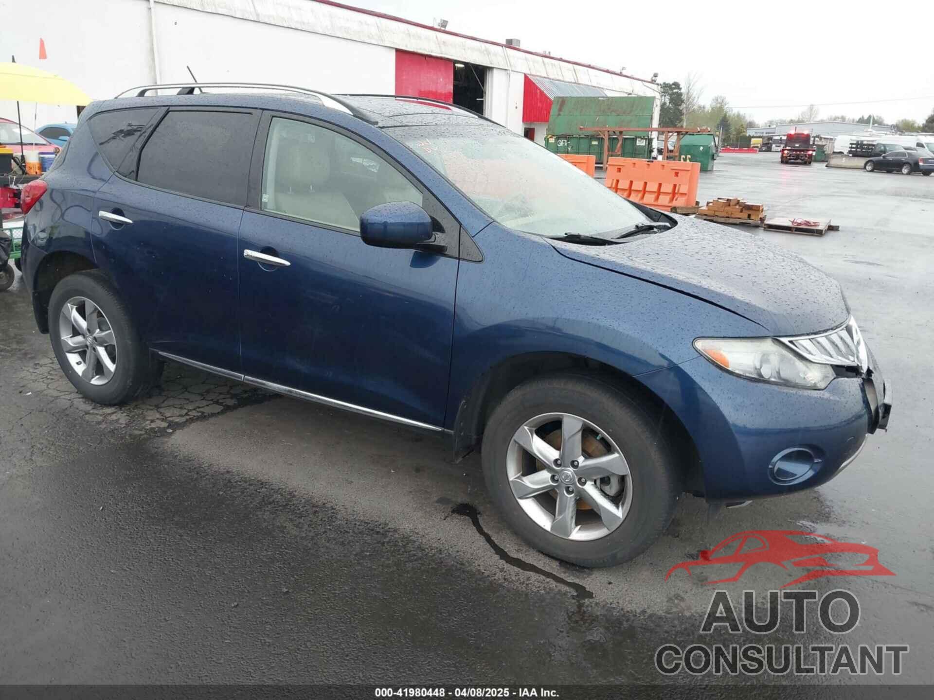 NISSAN MURANO 2010 - JN8AZ1MW4AW130574