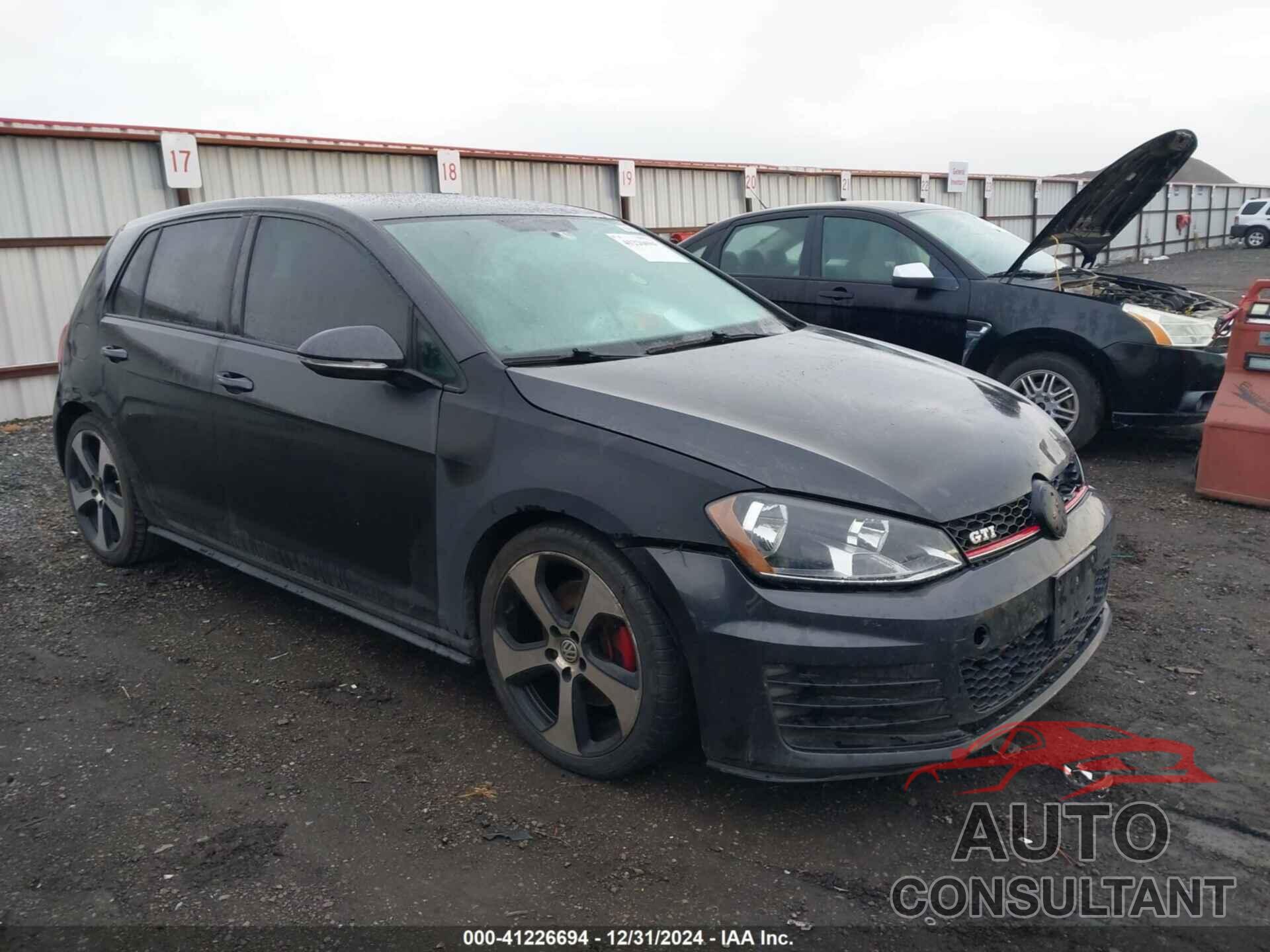 VOLKSWAGEN GOLF GTI 2017 - 3VW4T7AU0HM050891