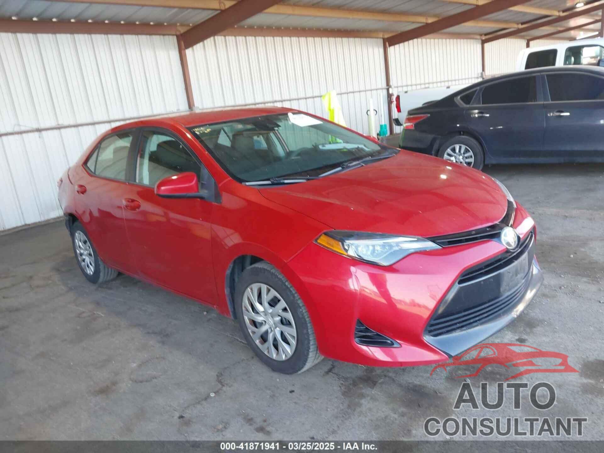 TOYOTA COROLLA 2018 - 5YFBURHE7JP841953