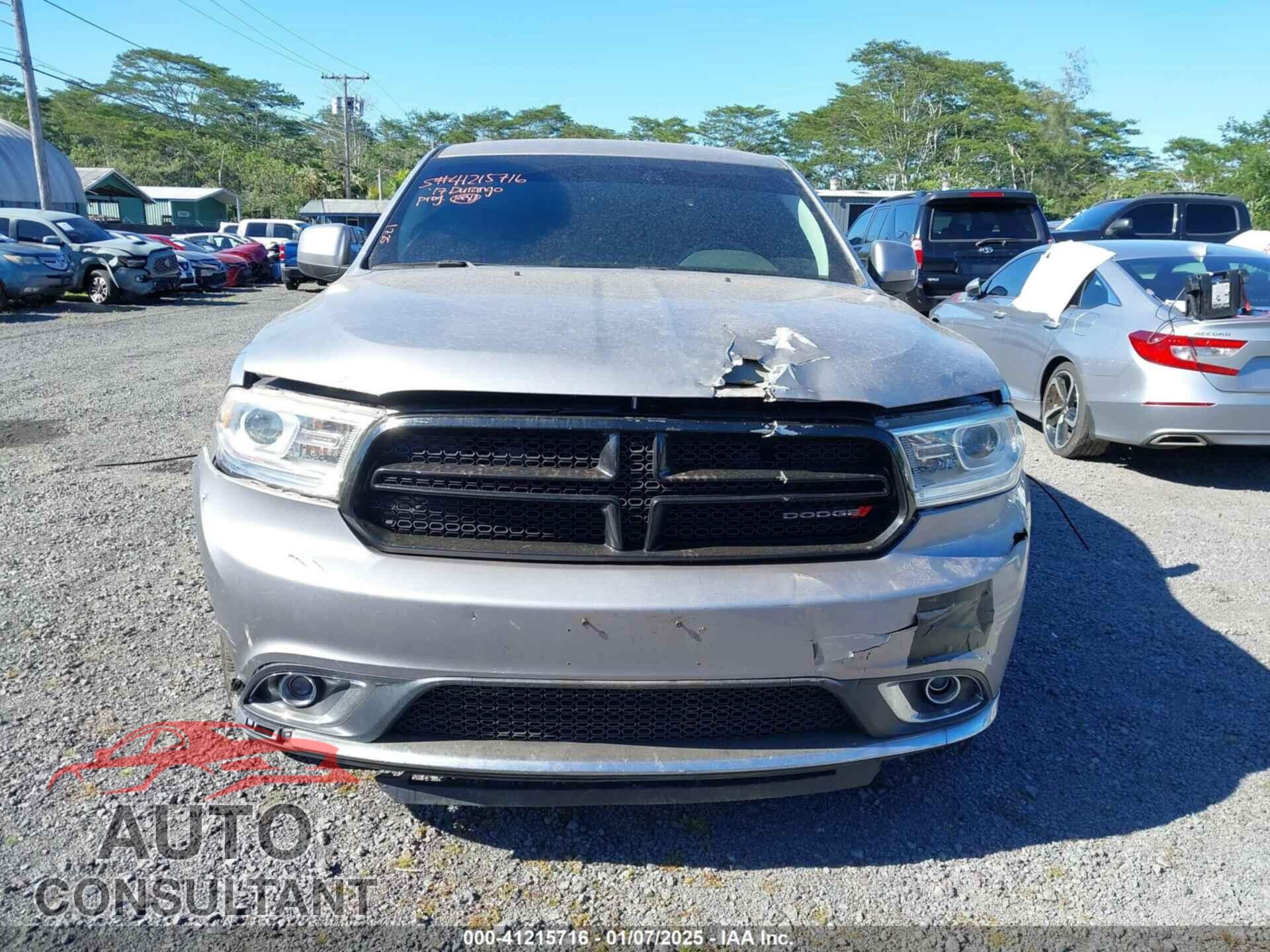 DODGE DURANGO 2017 - 1C4RDJAG4HC753098