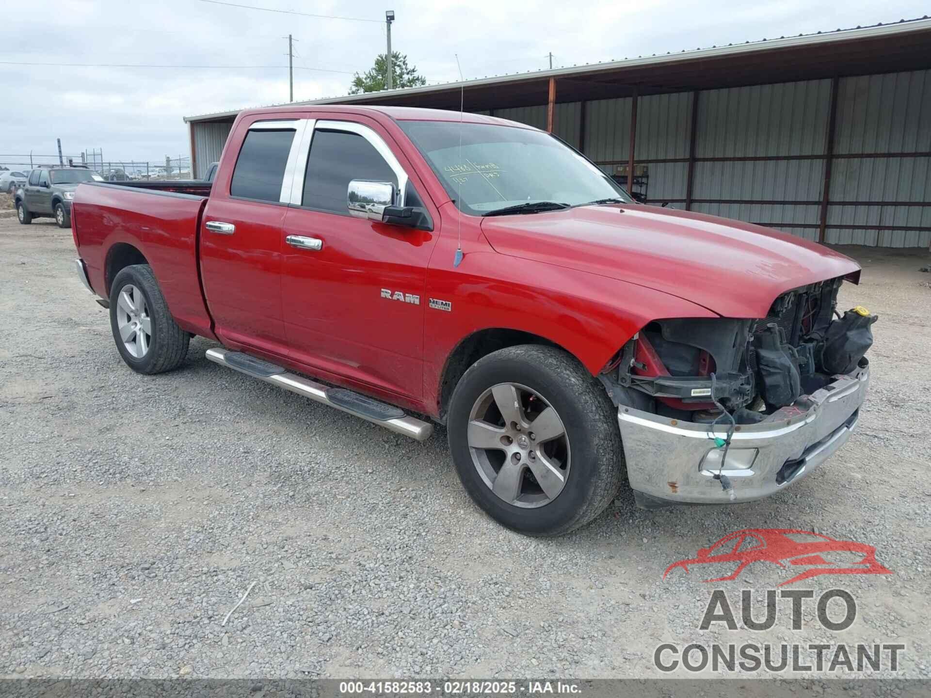 DODGE RAM 1500 2009 - 1D3HB18T49S722968