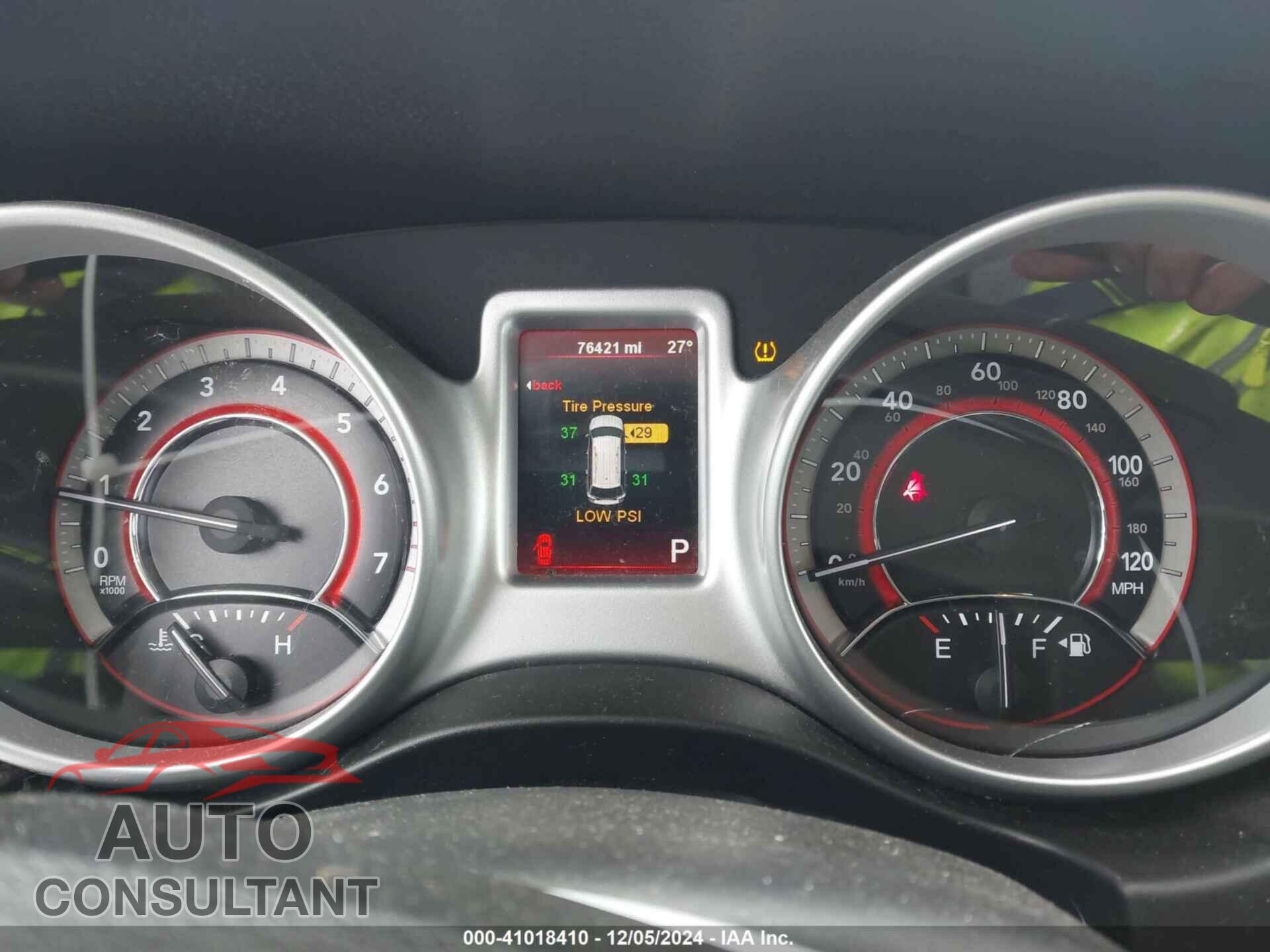 DODGE JOURNEY 2012 - 3C4PDCBB4CT304457