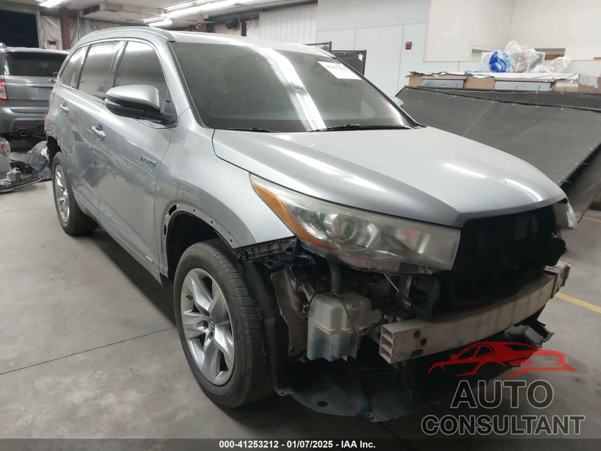 TOYOTA HIGHLANDER HYBRID 2016 - 5TDDCRFH9GS015968