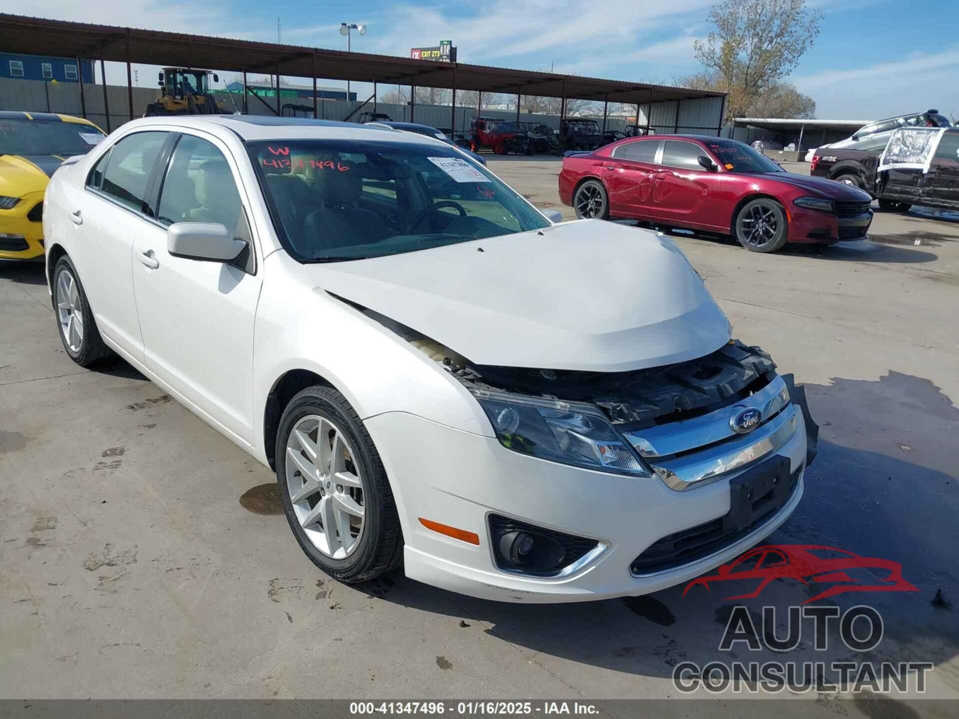 FORD FUSION 2012 - 3FAHP0JG0CR301291