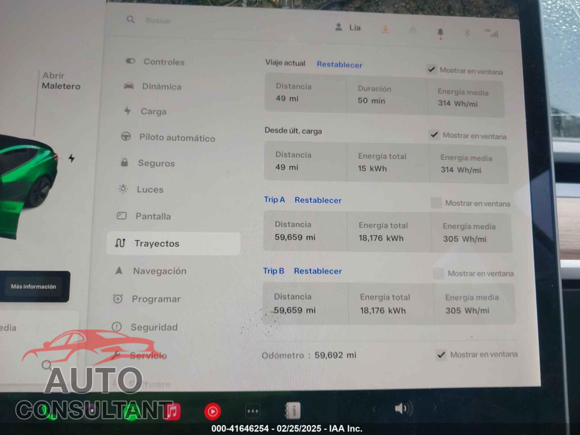 TESLA MODEL 3 2019 - 5YJ3E1EA8KF190298