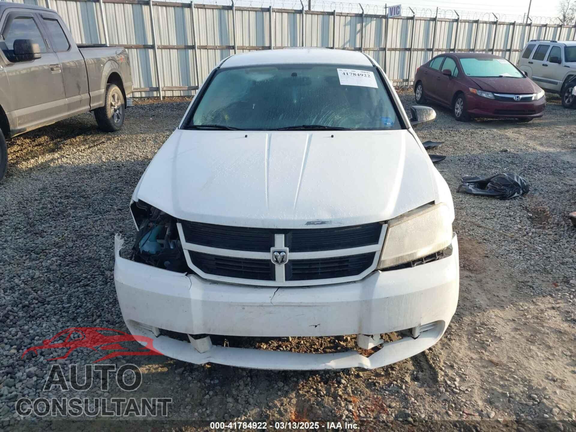 DODGE AVENGER 2010 - 1B3CC4FB3AN189947