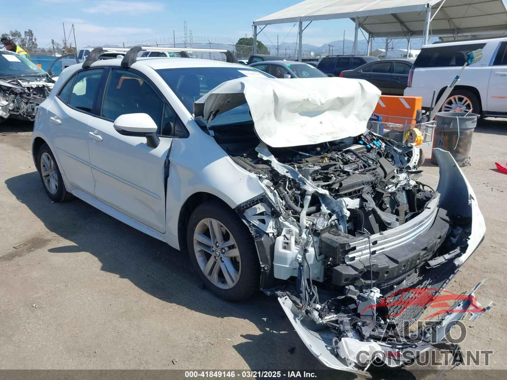 TOYOTA COROLLA 2020 - JTND4RBE2L3100649