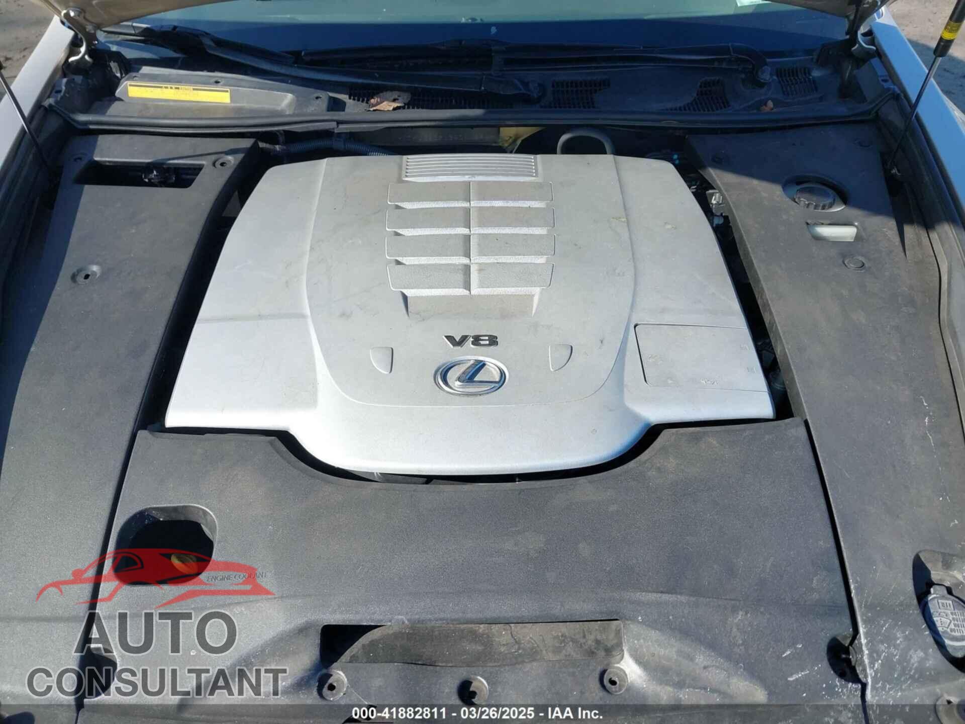 LEXUS LS 460 2011 - JTHGL5EF1B5041922