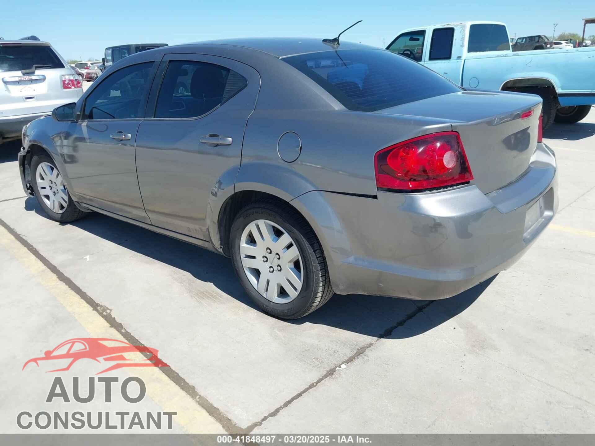 DODGE AVENGER 2011 - 1B3BD4FB3BN608647