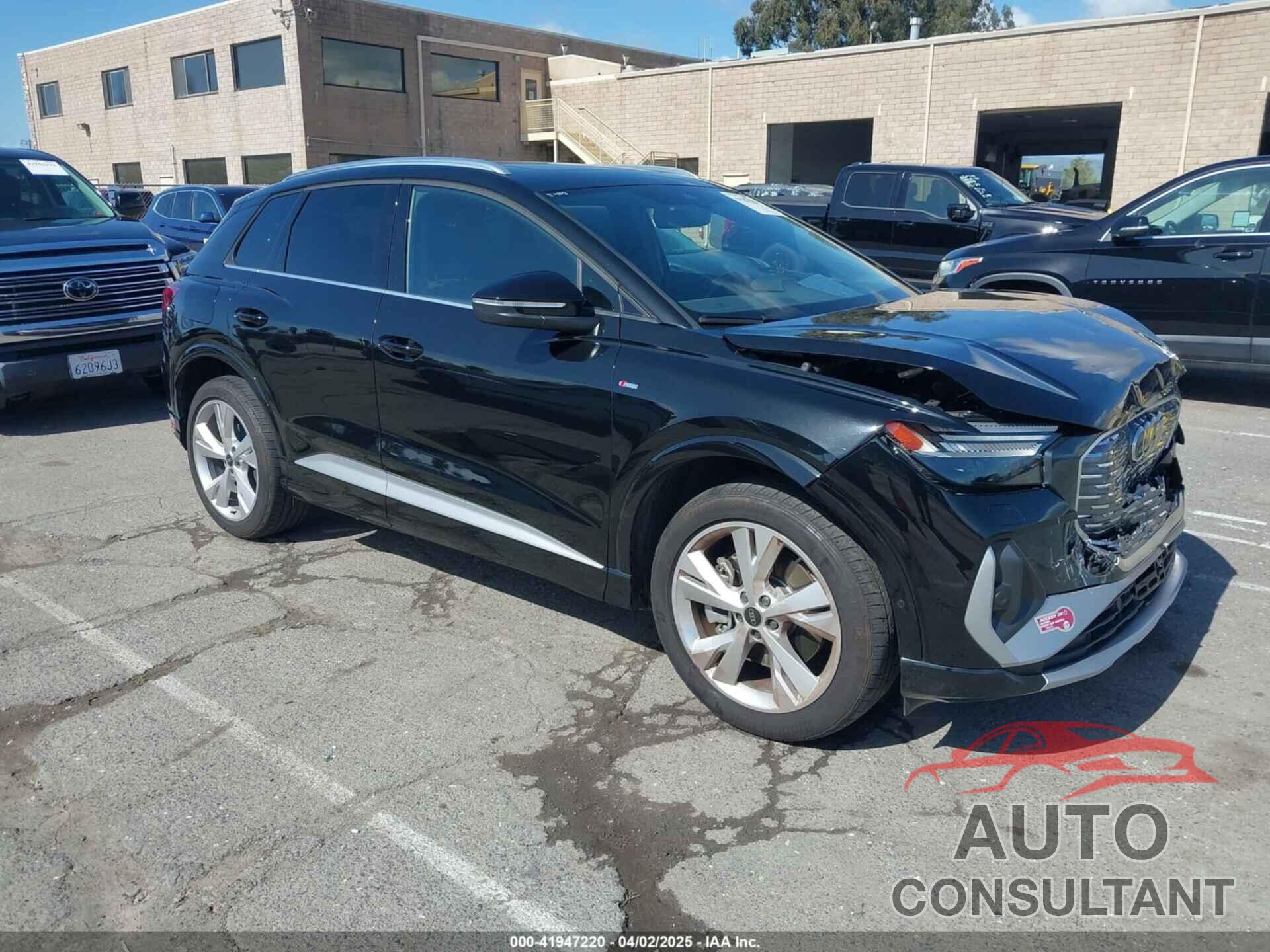 AUDI Q4 E-TRON 2023 - WA1M2BFZ0PP072728