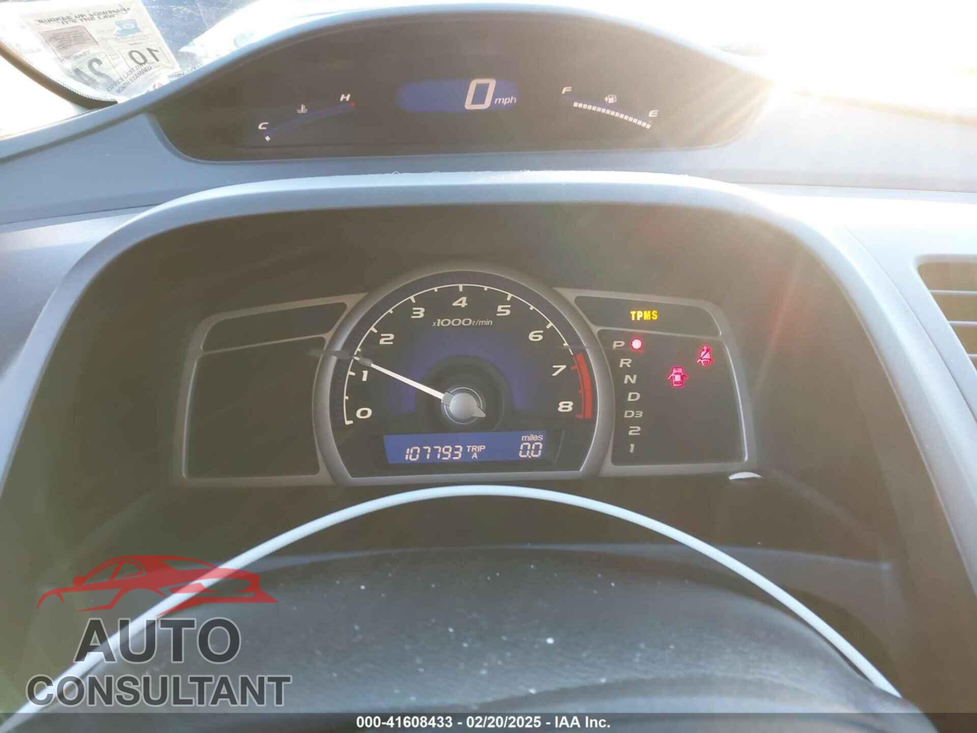 HONDA CIVIC 2010 - 19XFA1F5XAE069576