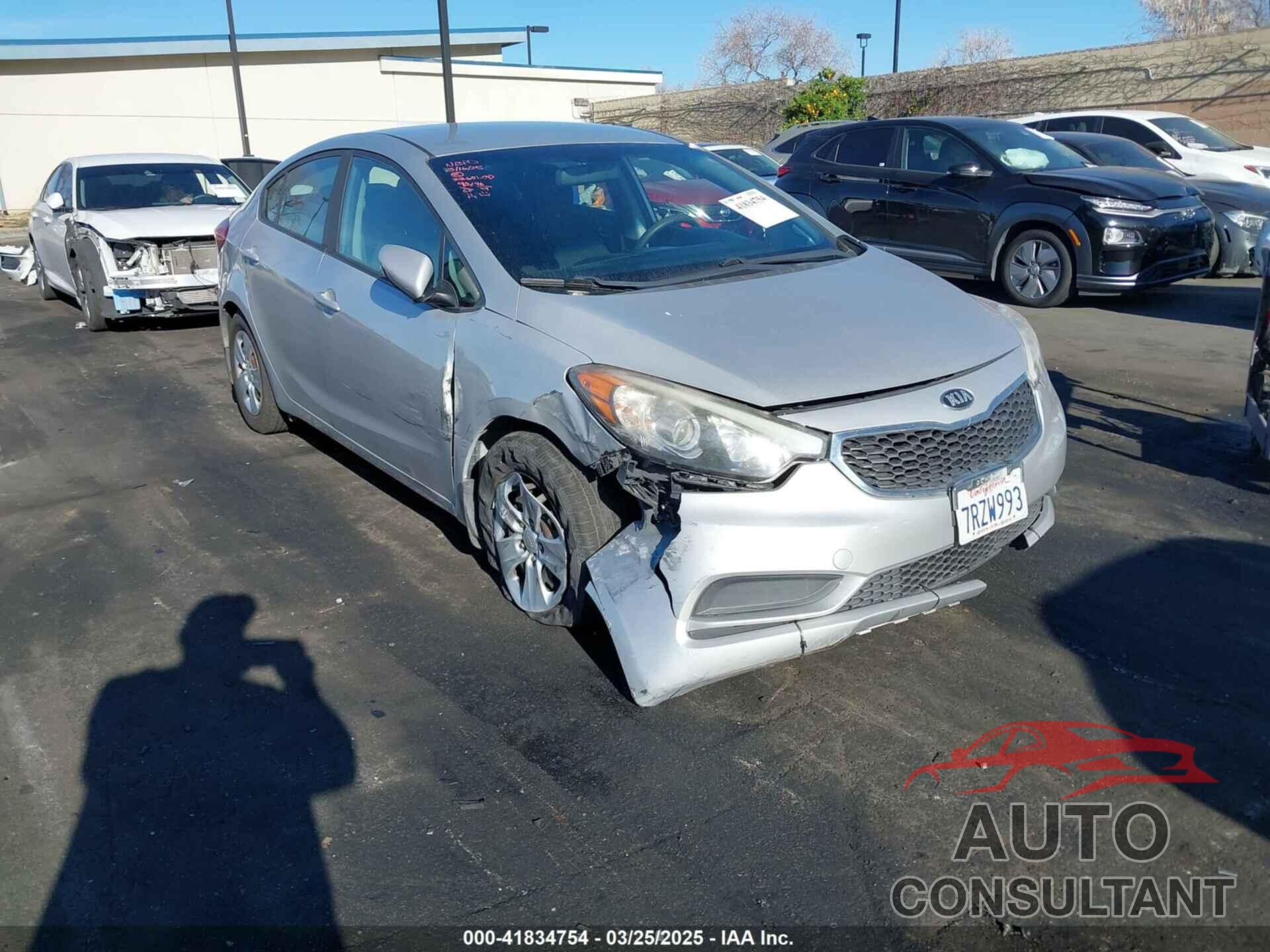 KIA FORTE 2016 - KNAFK4A63G5612668