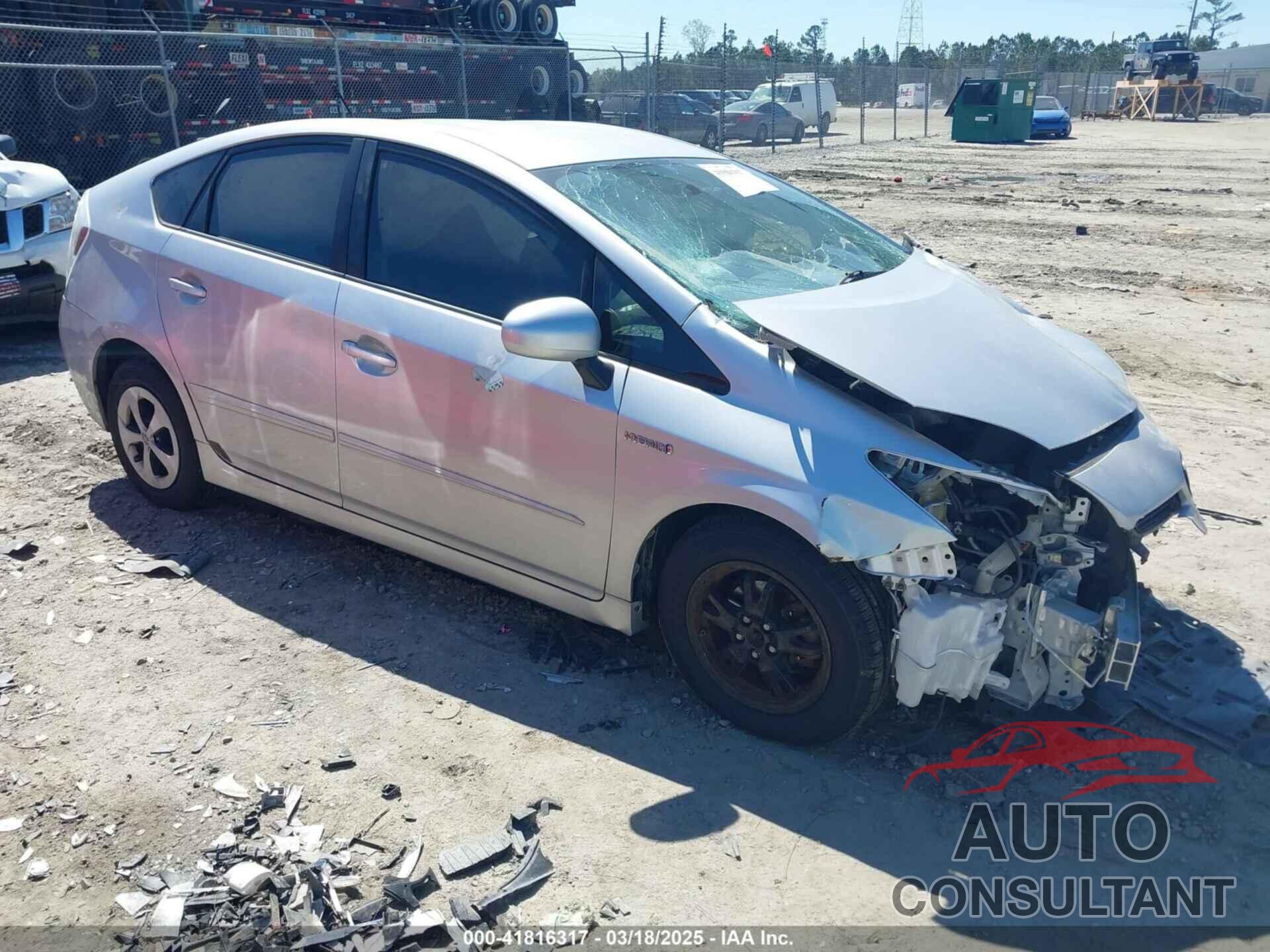 TOYOTA PRIUS 2013 - JTDKN3DU7D0343743