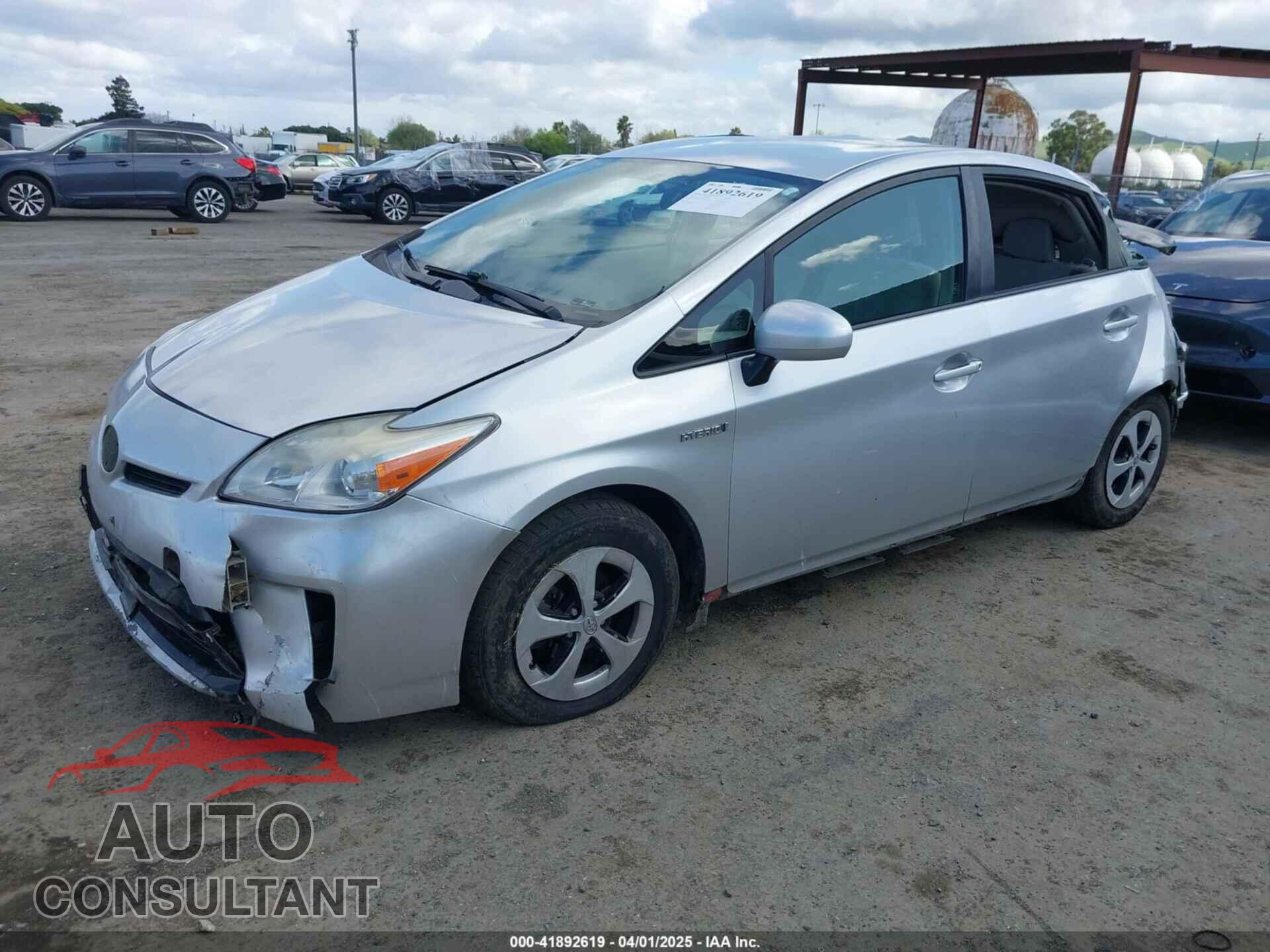 TOYOTA PRIUS 2014 - JTDKN3DU3E0366843