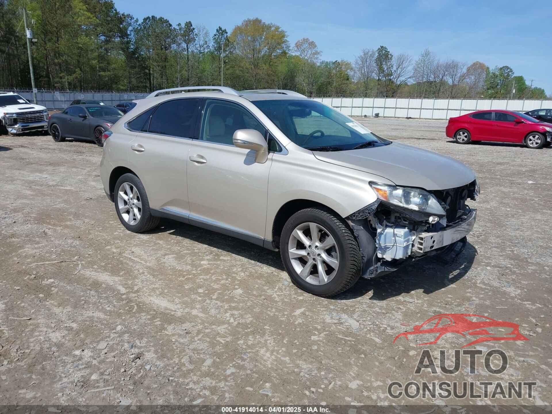 LEXUS RX 350 2011 - 2T2ZK1BA9BC056763