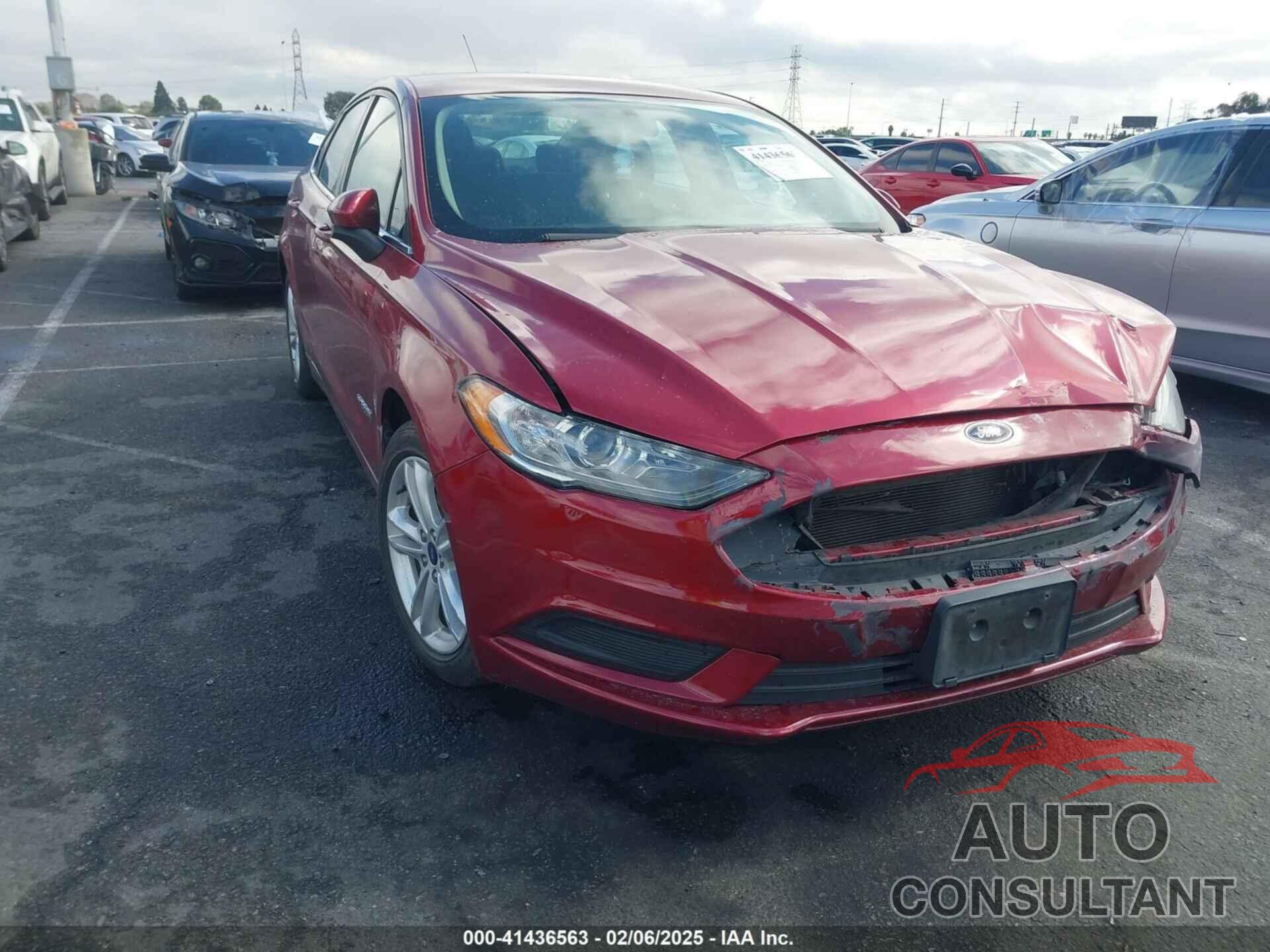 FORD FUSION HYBRID 2018 - 3FA6P0LU8JR227464