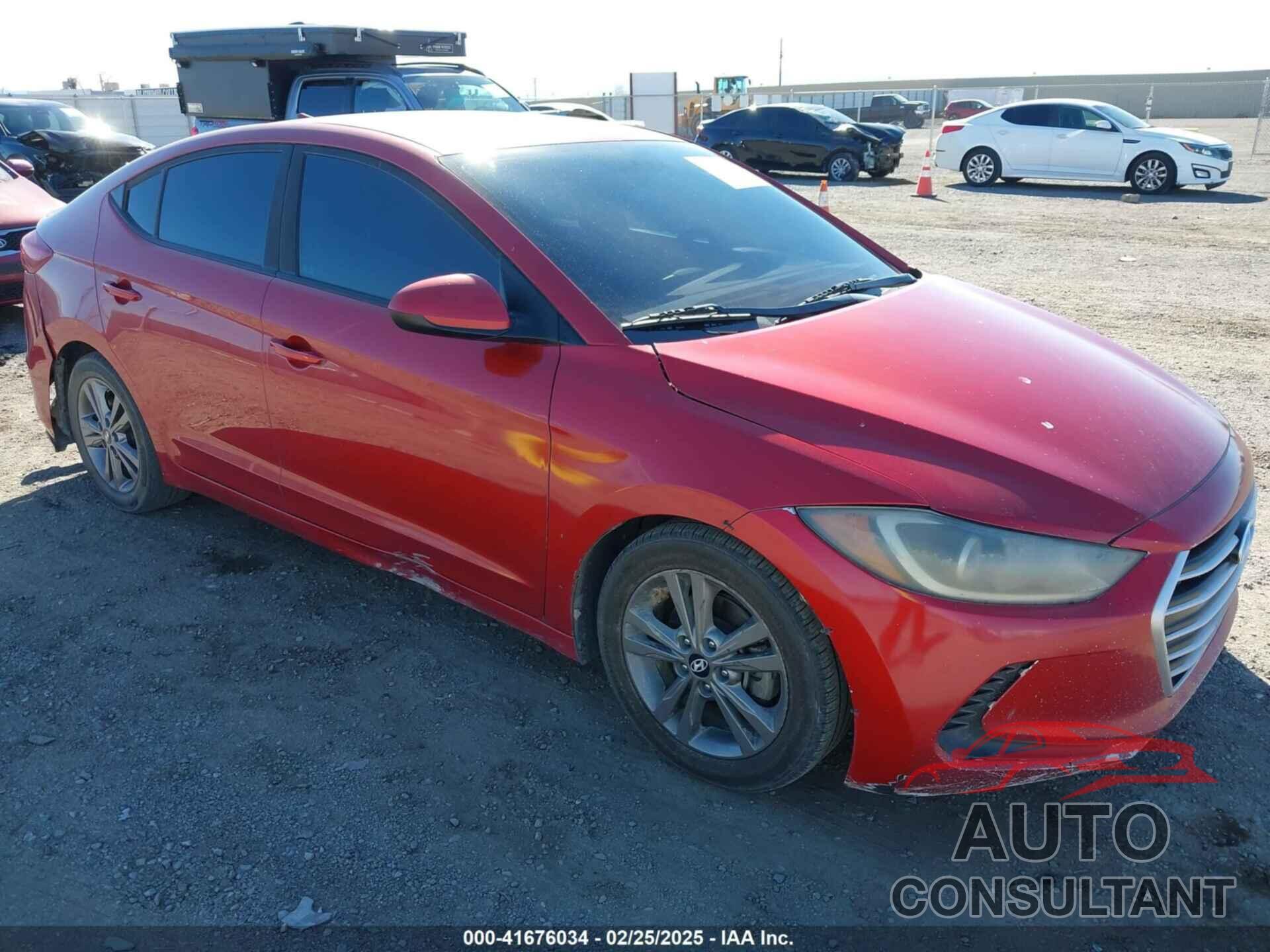 HYUNDAI ELANTRA 2018 - 5NPD84LFXJH339354