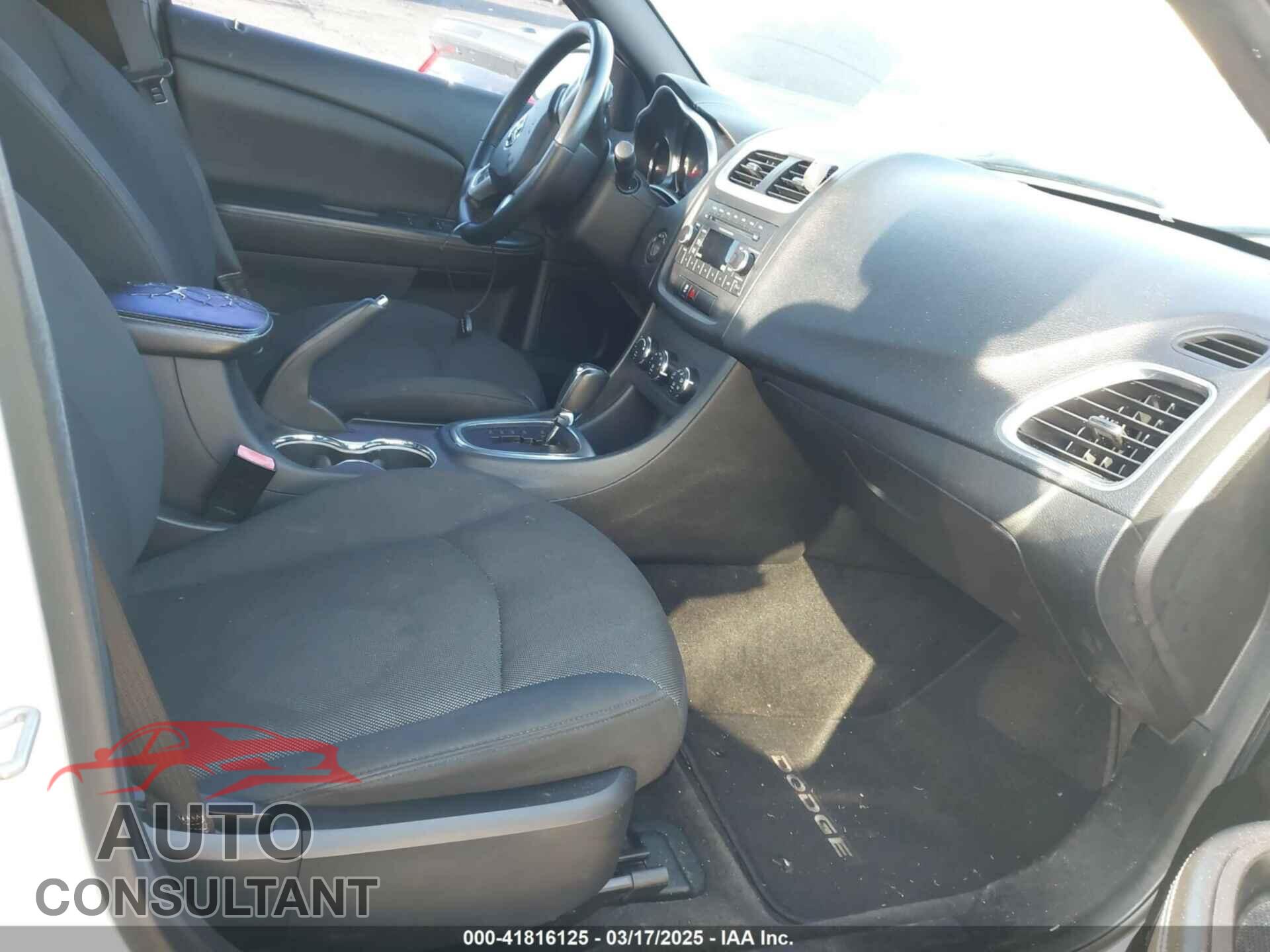 DODGE AVENGER 2013 - 1C3CDZCB0DN519663