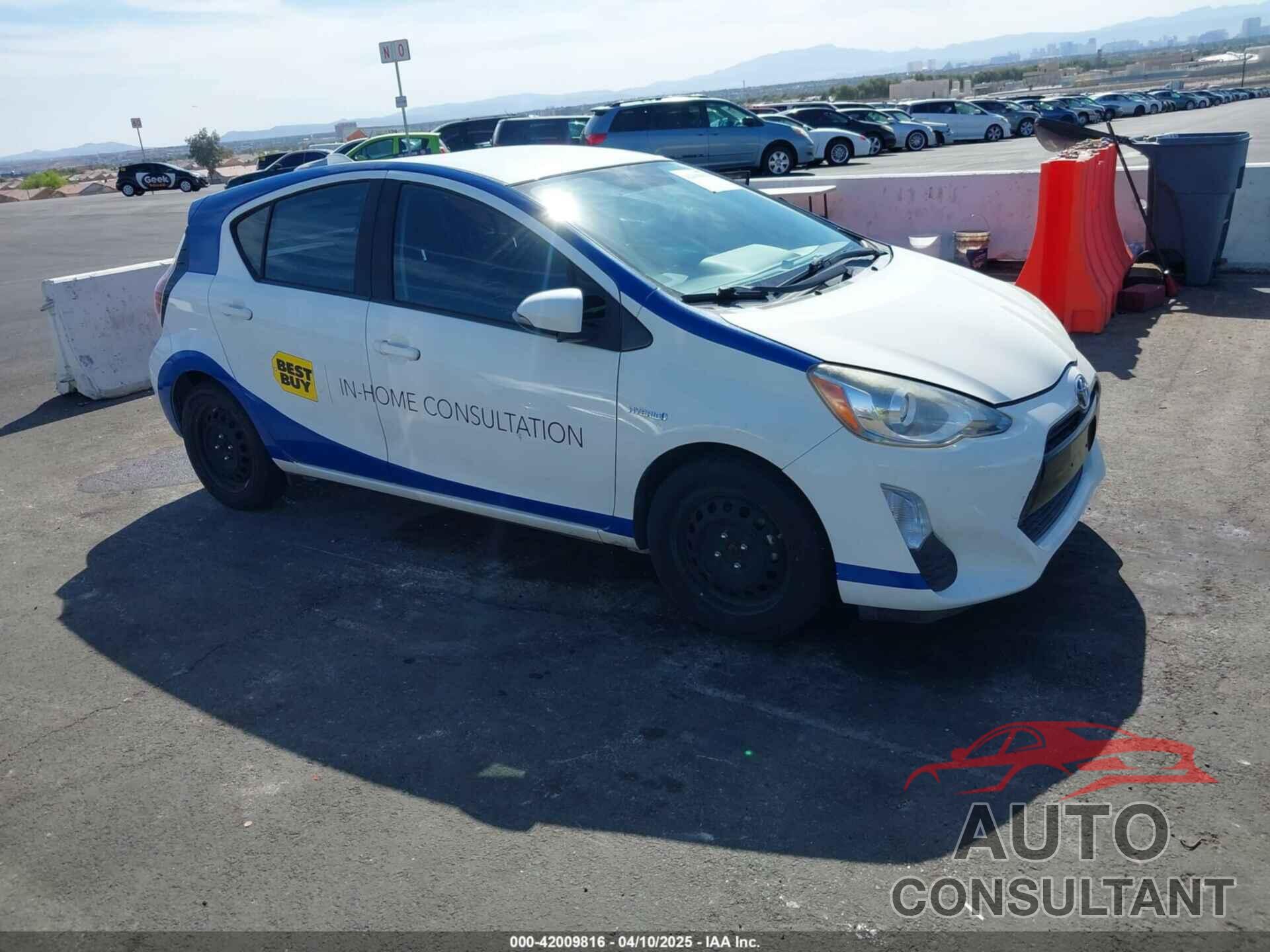 TOYOTA PRIUS C 2016 - JTDKDTB35G1125179