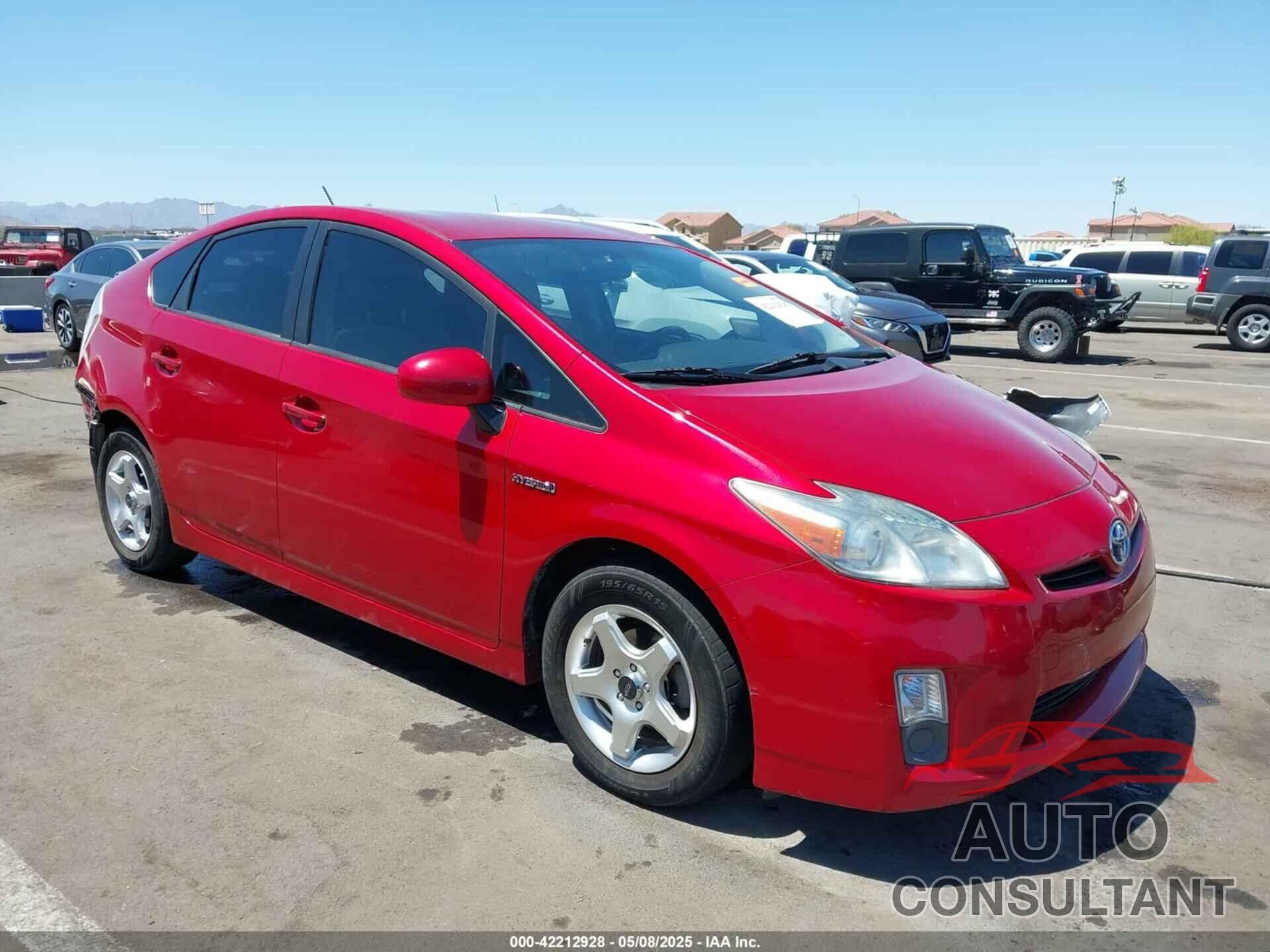 TOYOTA PRIUS 2011 - JTDKN3DU9B1448680