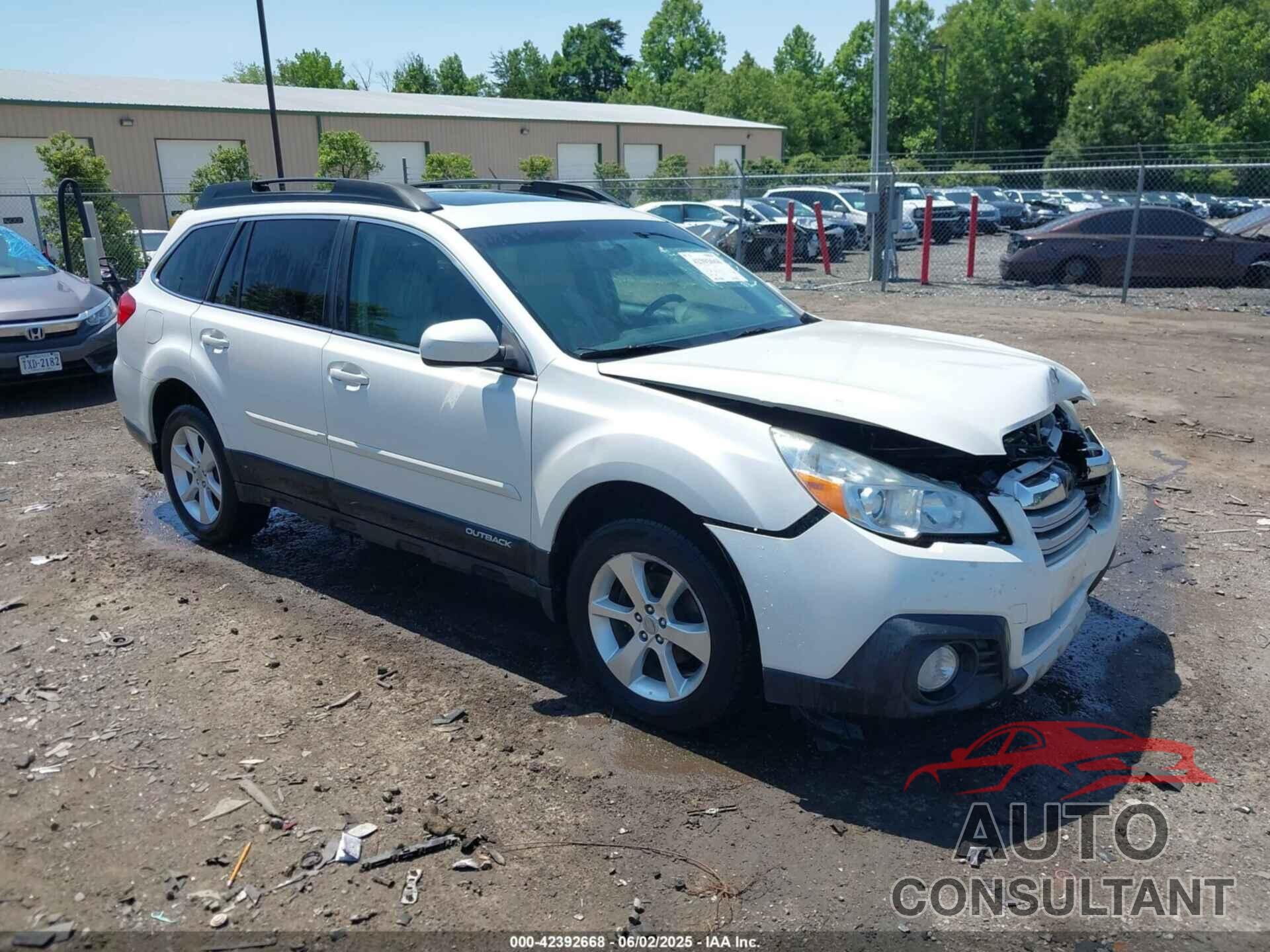 SUBARU OUTBACK 2013 - 4S4BRBGC2D3290722