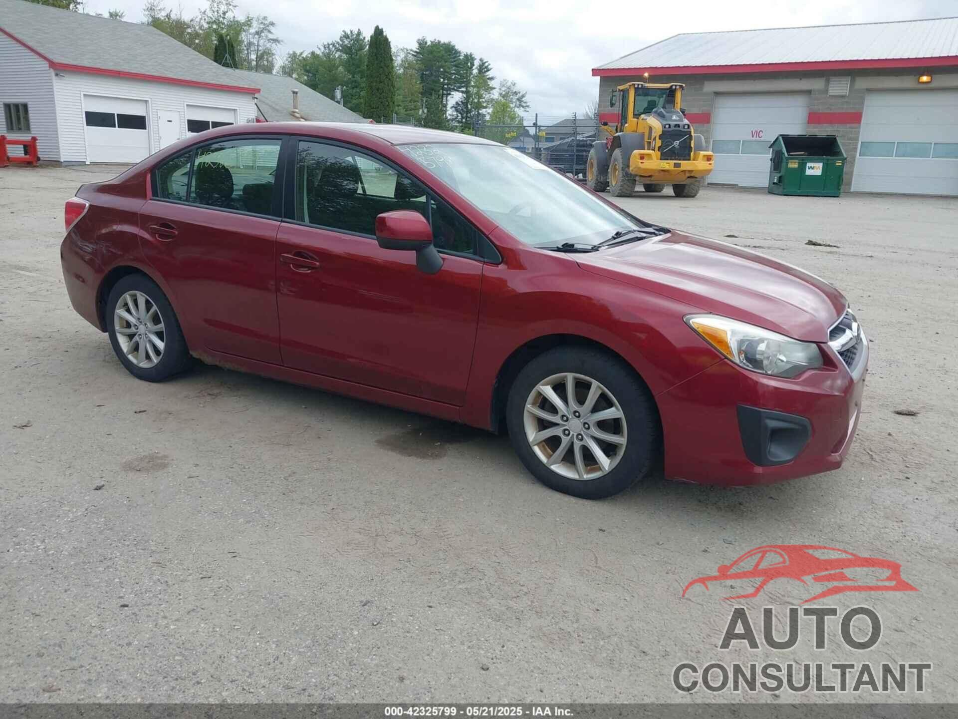 SUBARU IMPREZA 2012 - JF1GJAC69CH003296