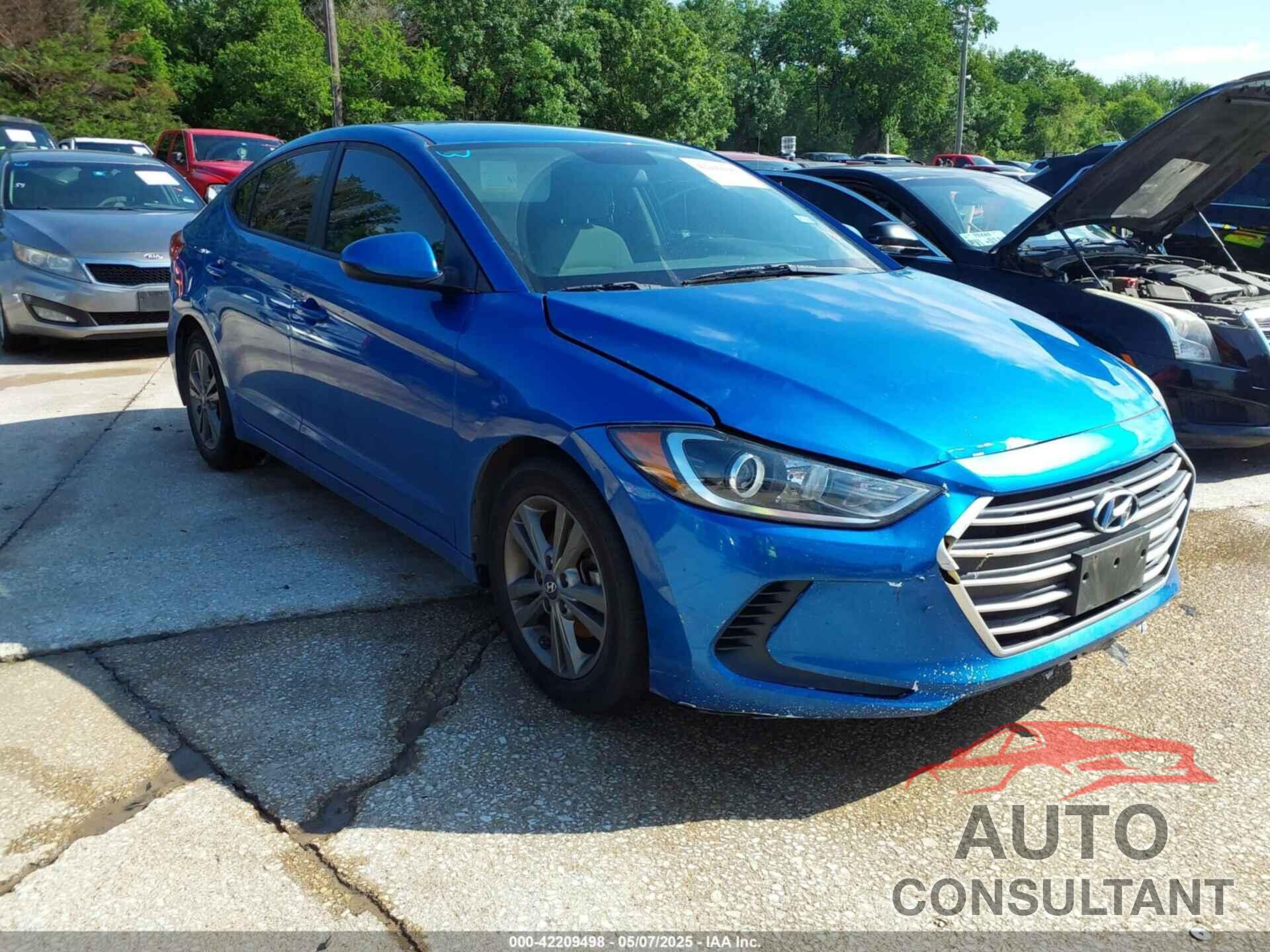 HYUNDAI ELANTRA 2018 - 5NPD84LF6JH214562