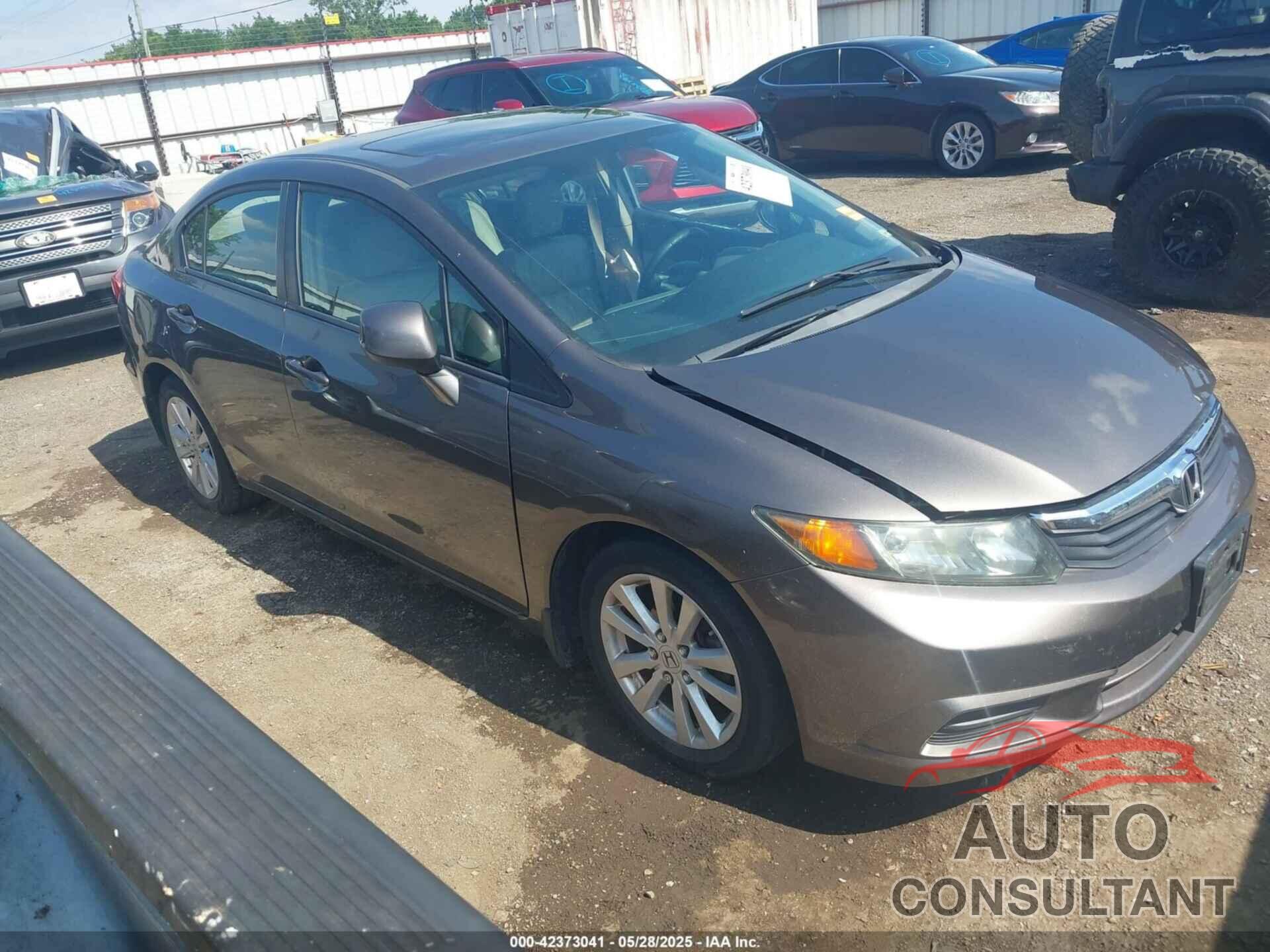 HONDA CIVIC 2012 - 19XFB2F95CE006636