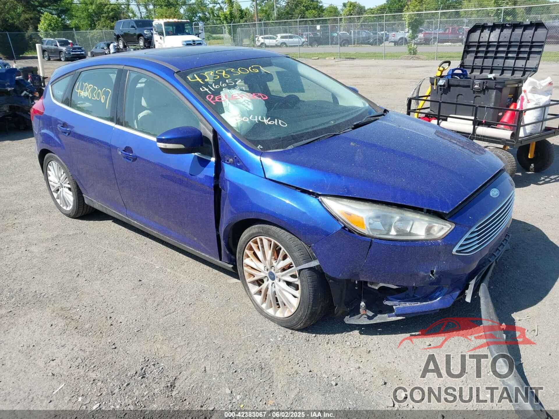 FORD FOCUS 2015 - 1FADP3N25FL291844