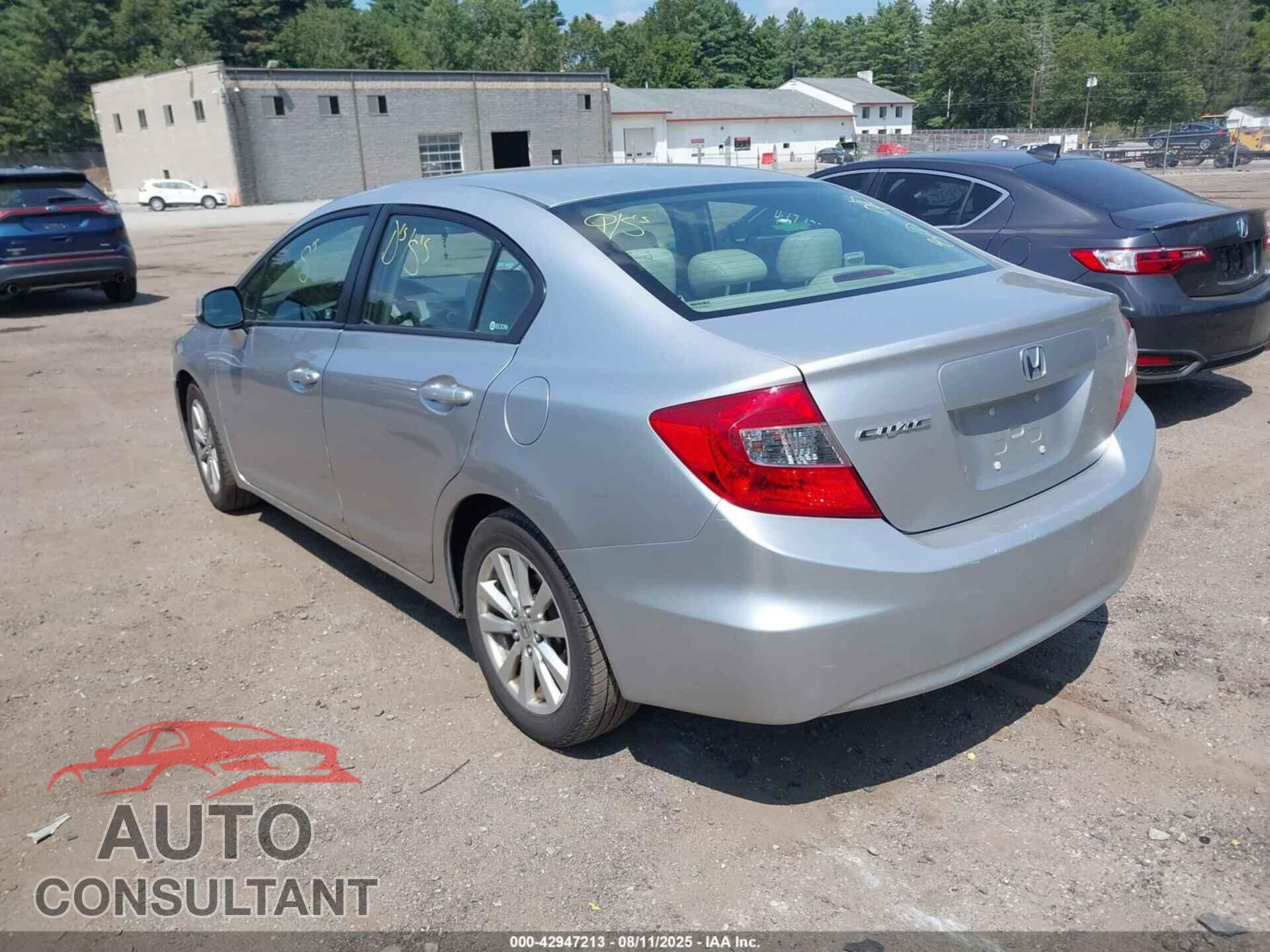 HONDA CIVIC 2012 - 19XFB2F92CE307770