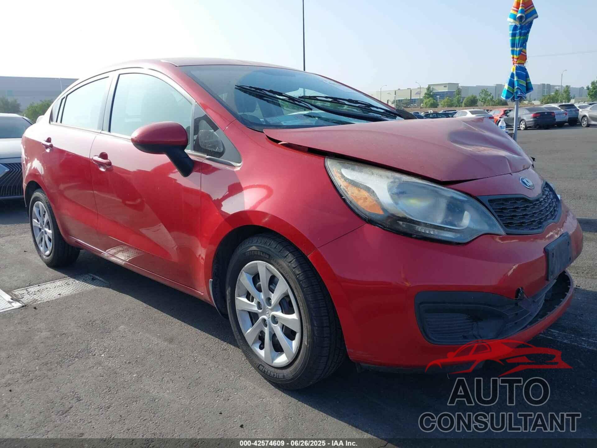 KIA RIO 2013 - KNADM4A32D6211934