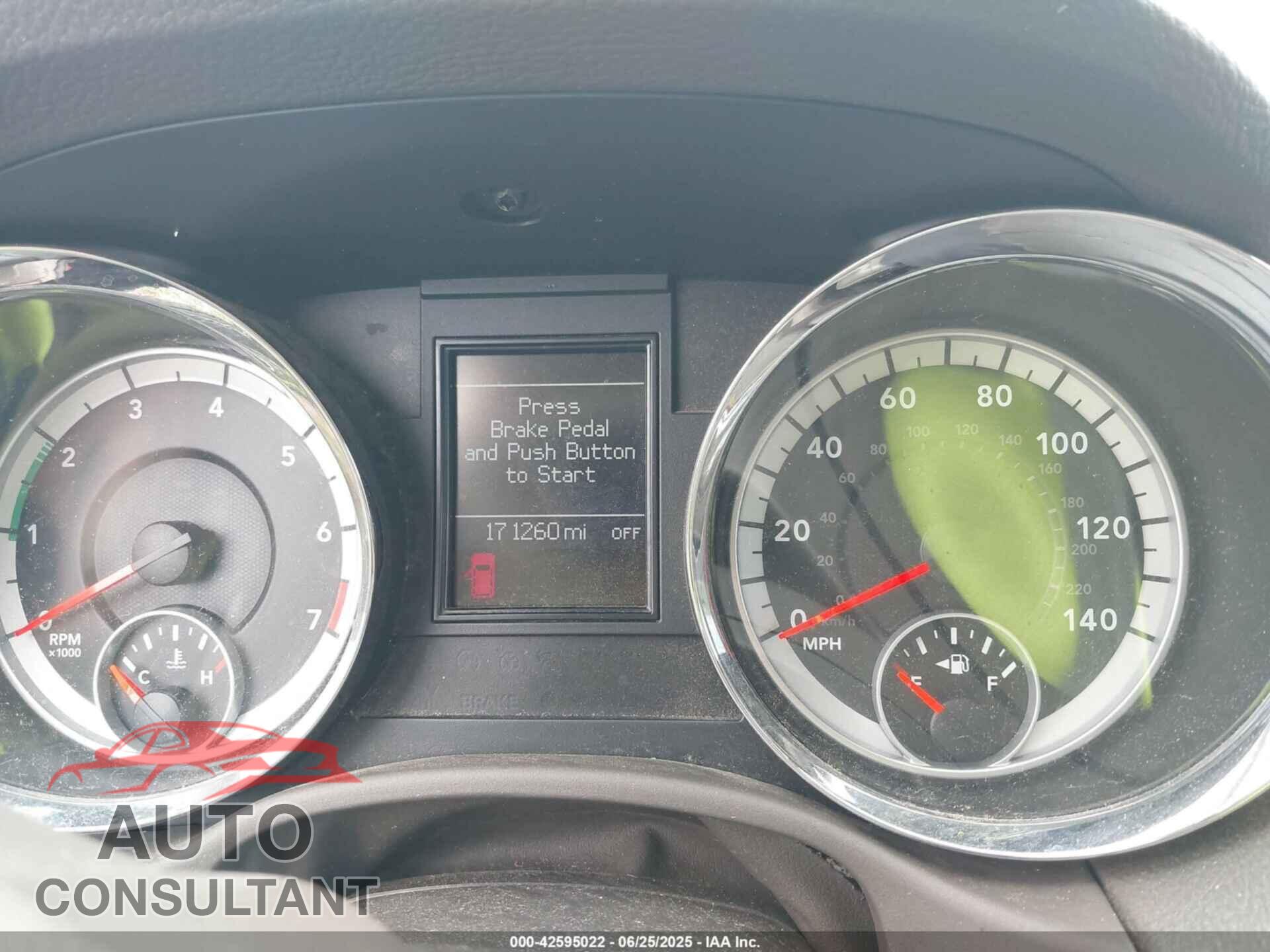 DODGE DURANGO 2013 - 1C4RDJDGXDC614275