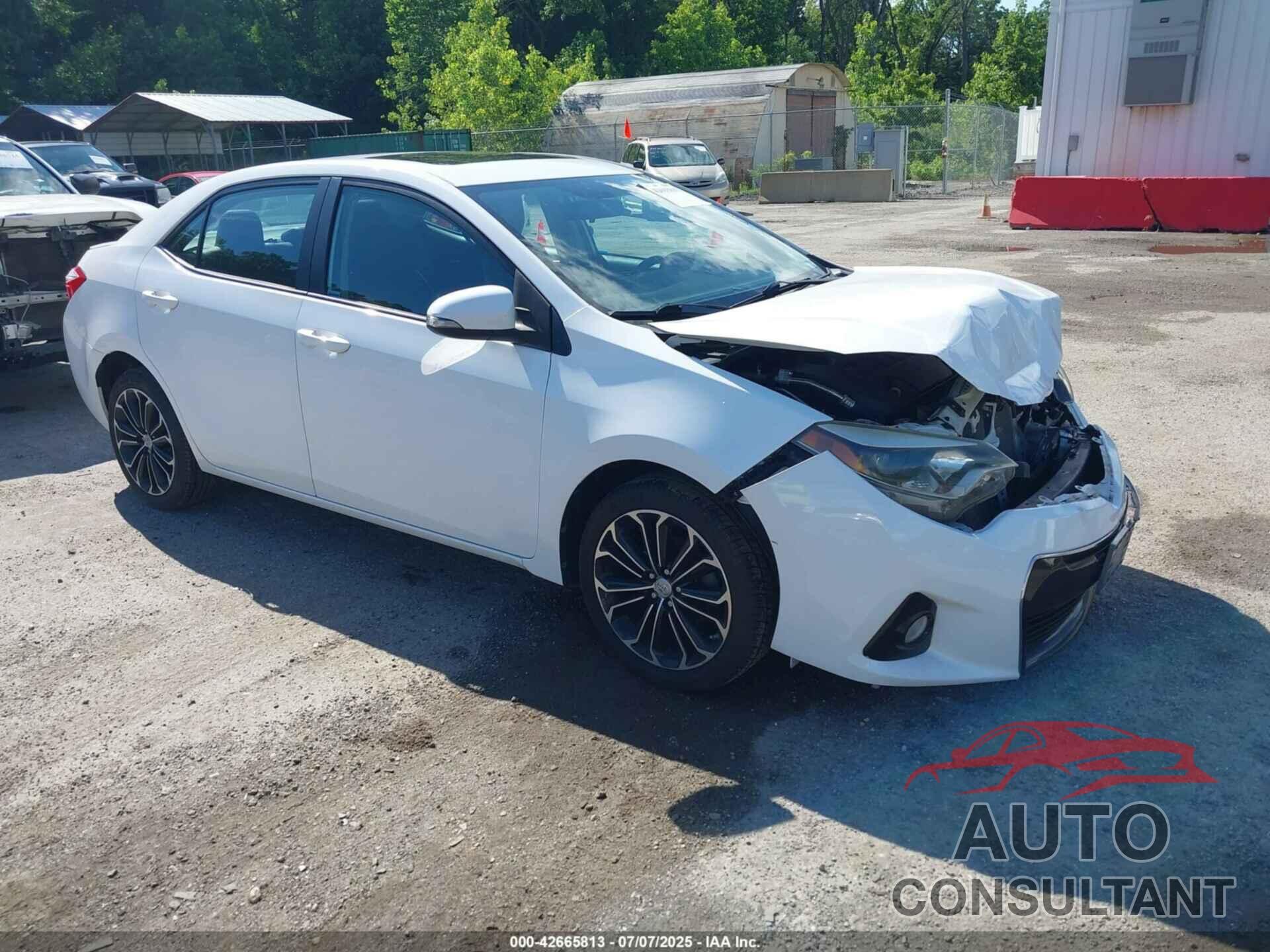 TOYOTA COROLLA 2015 - 2T1BURHE7FC253221