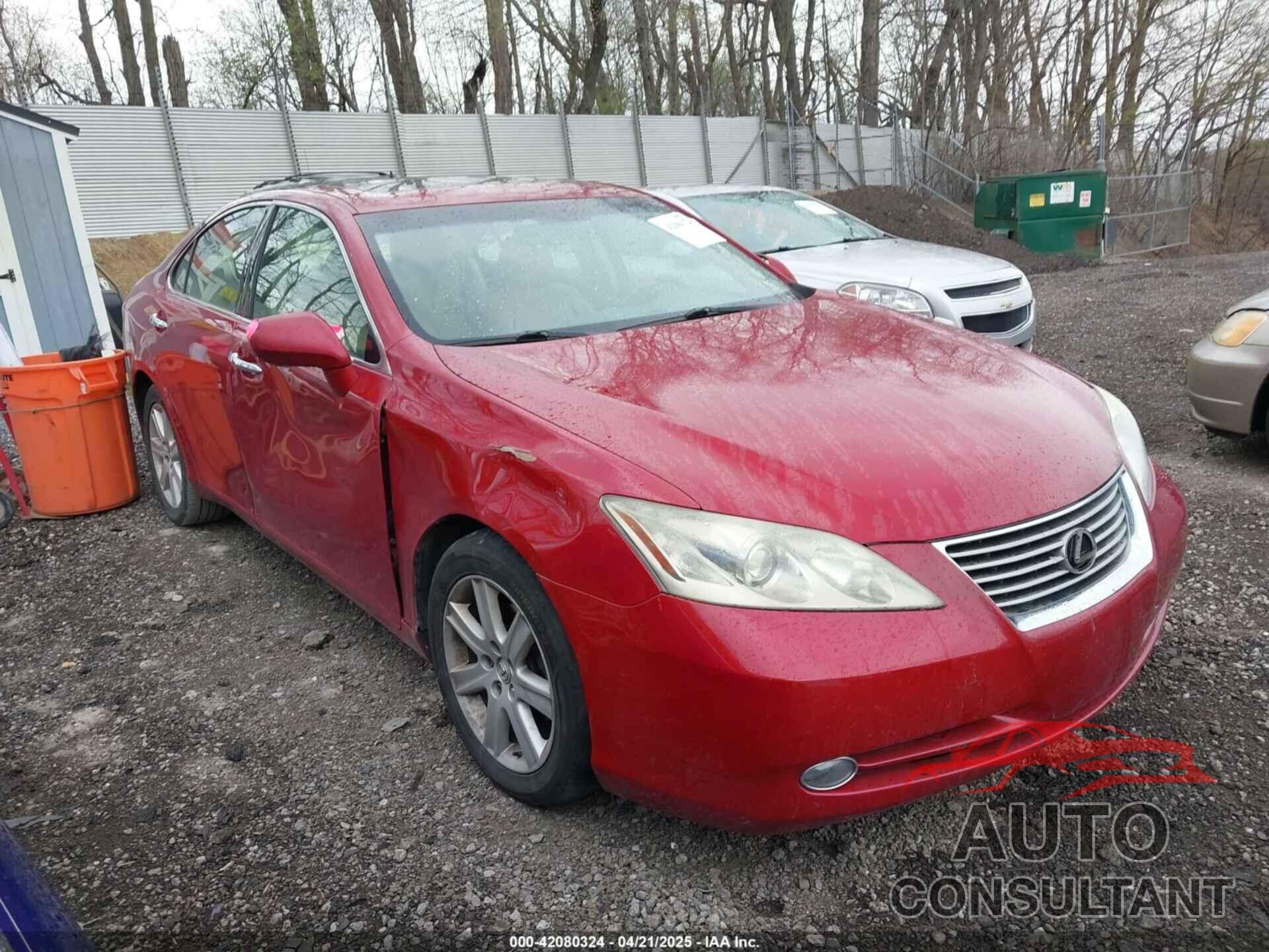 LEXUS ES 350 2009 - JTHBJ46G492275498