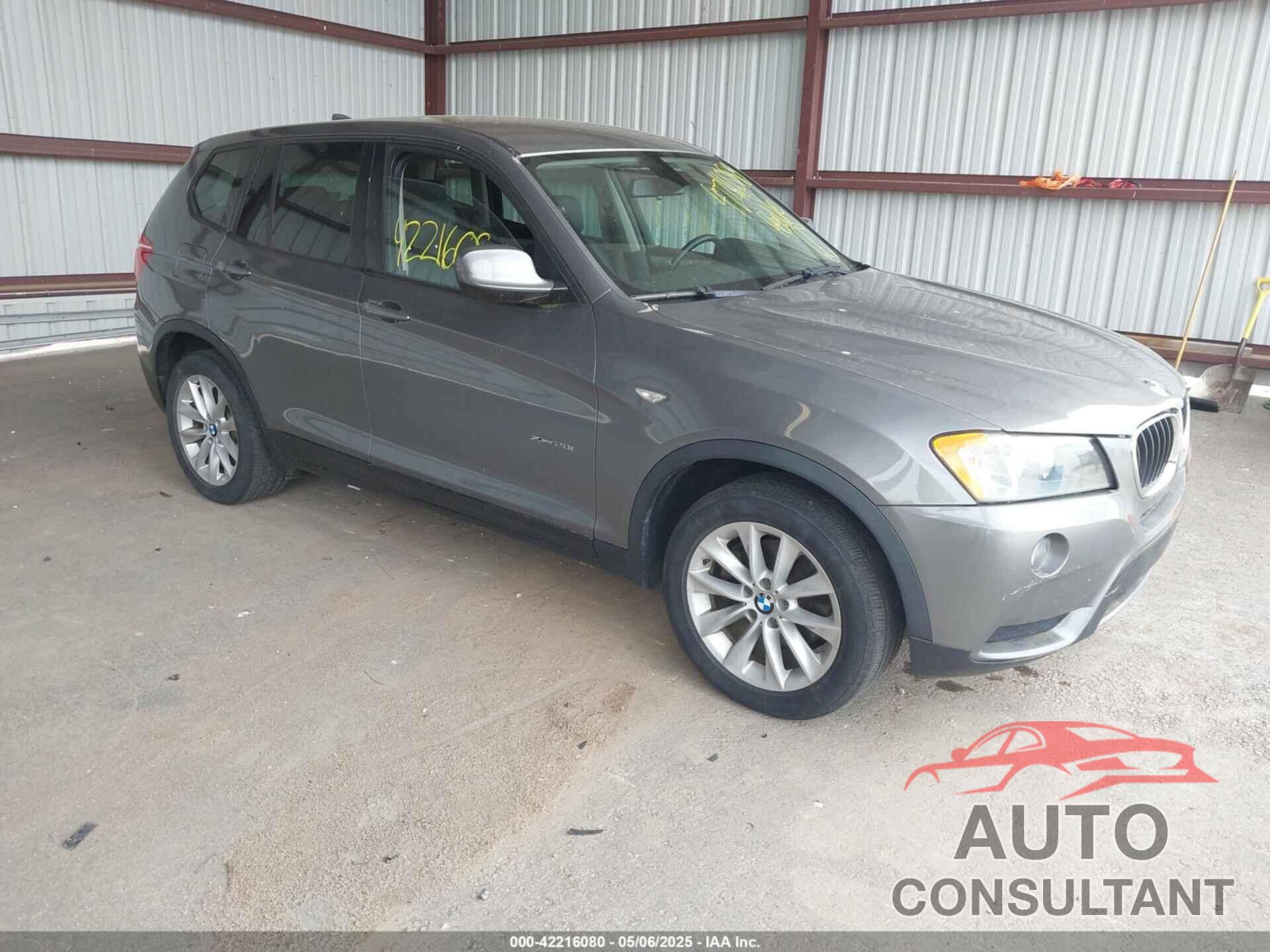 BMW X3 2013 - 5UXWX9C50D0A10777