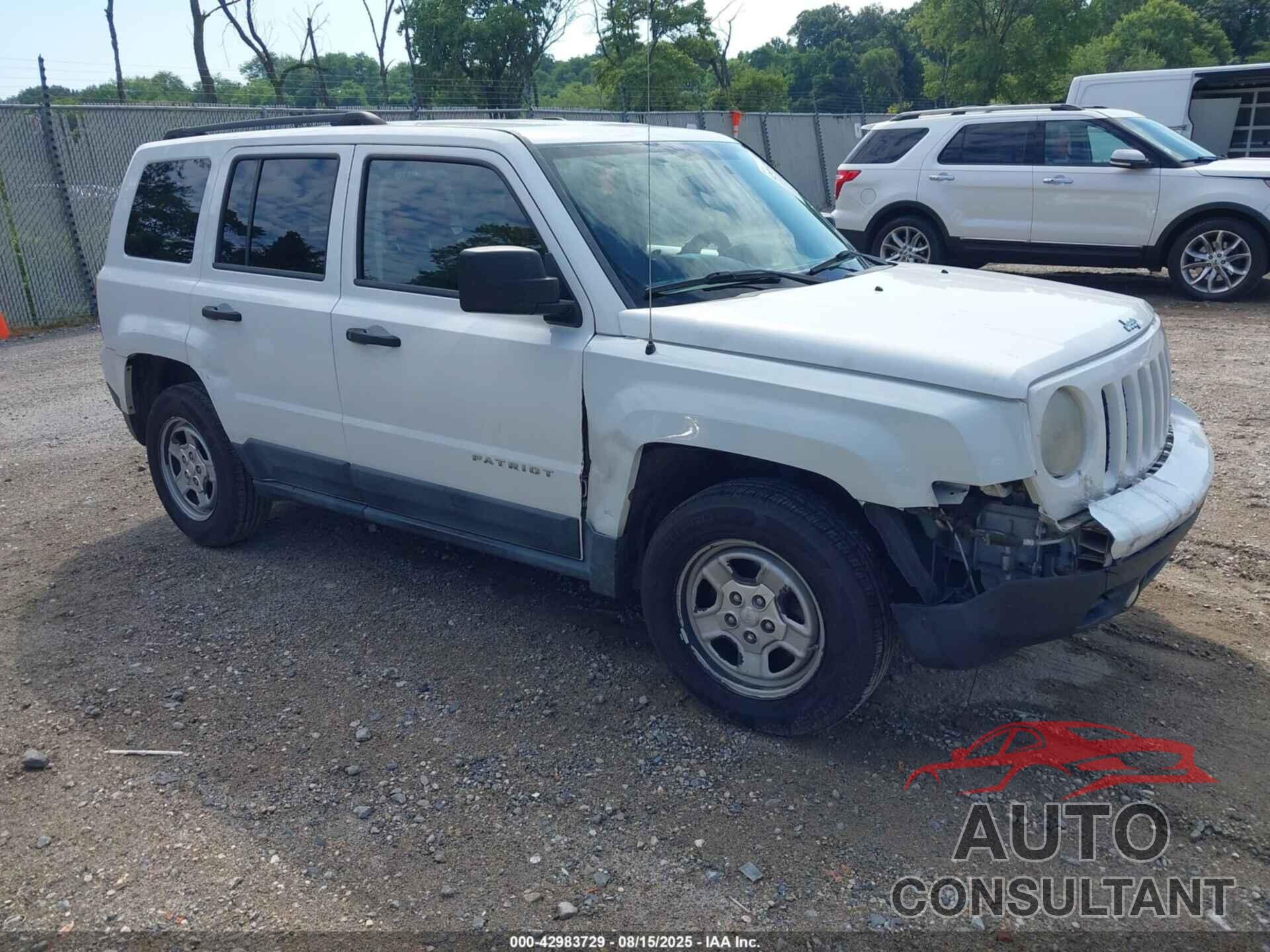 JEEP PATRIOT 2011 - 1J4NT1GA4BD153701