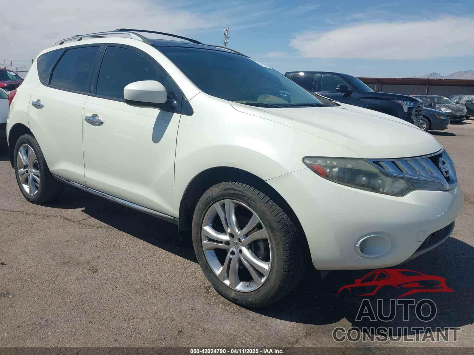 NISSAN MURANO 2009 - JN8AZ18W49W148014