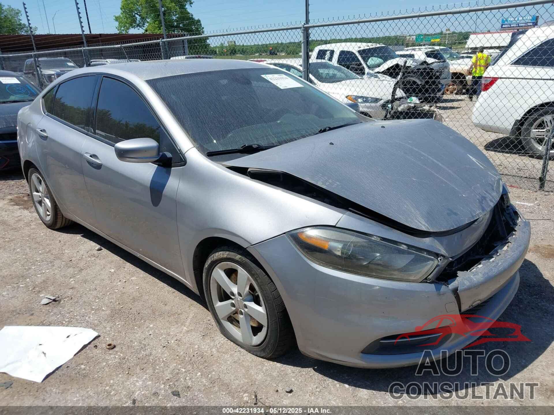 DODGE DART 2015 - 1C3CDFBB3FD212285