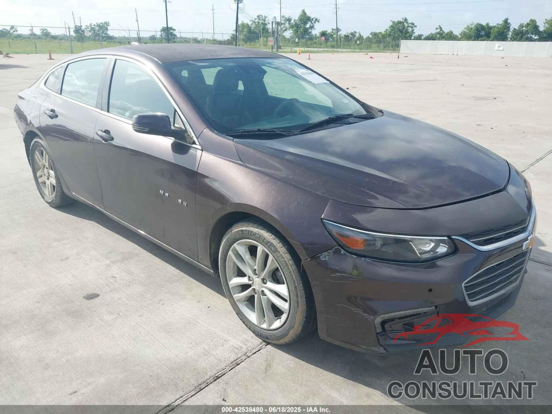 CHEVROLET MALIBU 2016 - 1G1ZE5ST9GF316994