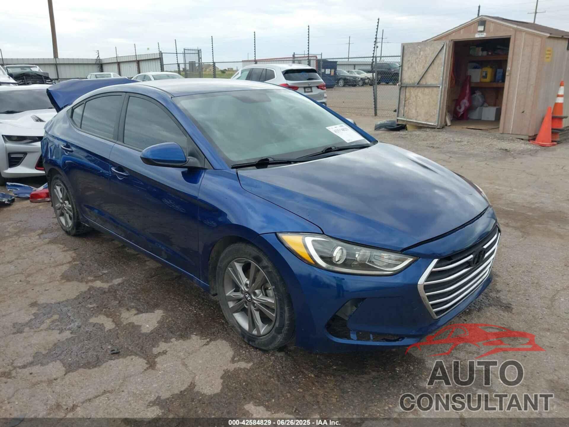 HYUNDAI ELANTRA 2018 - 5NPD84LF3JH280423