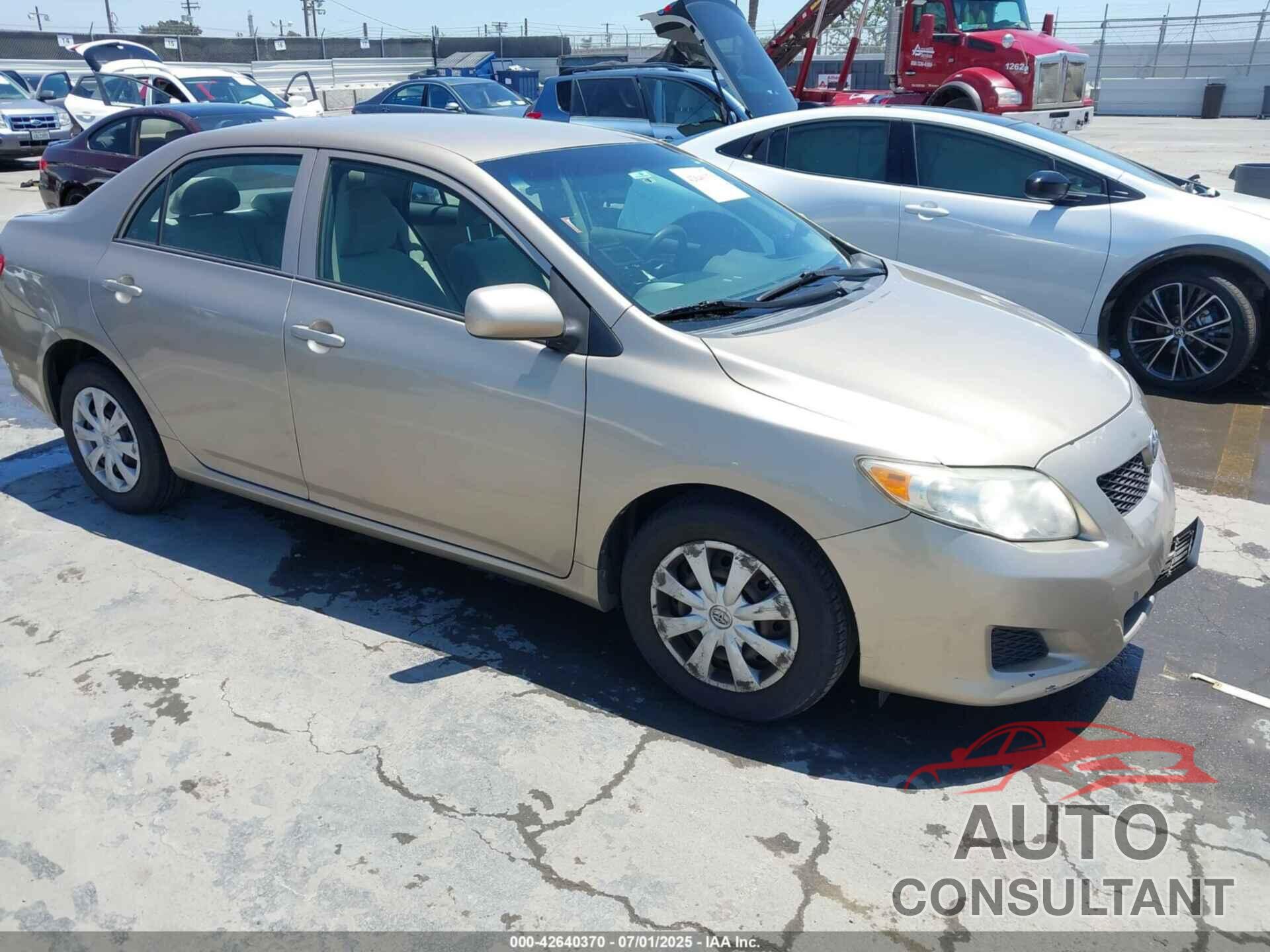 TOYOTA COROLLA 2009 - 1NXBU40E69Z047356