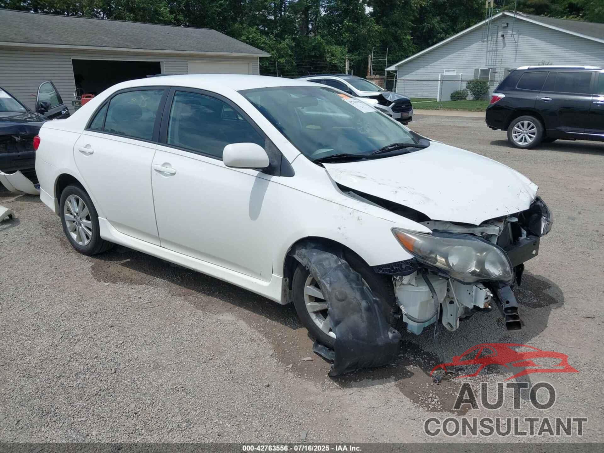 TOYOTA COROLLA 2009 - 1NXBU40E19Z164360