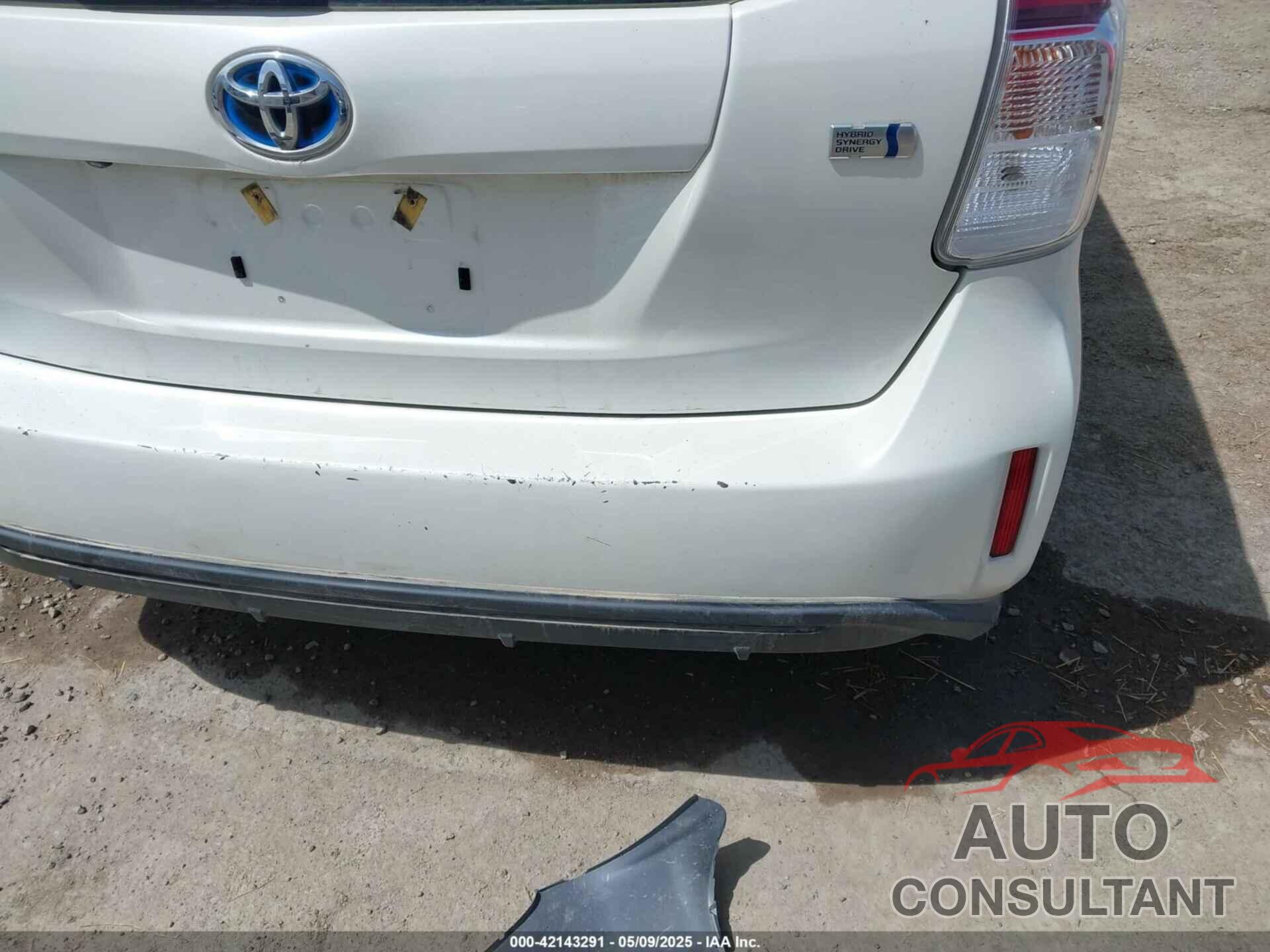 TOYOTA PRIUS V 2016 - JTDZN3EU6GJ047561