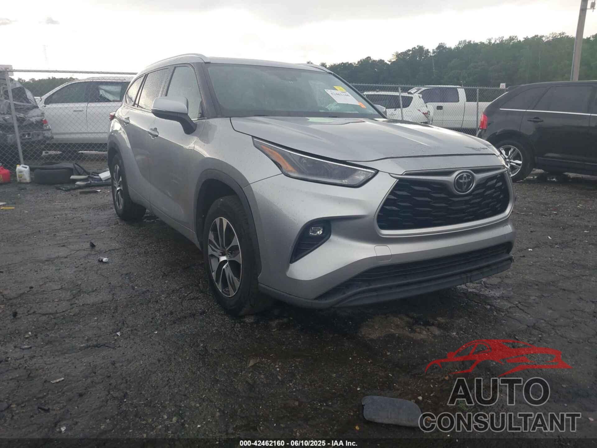 TOYOTA HIGHLANDER 2021 - 5TDGZRAH3MS040606